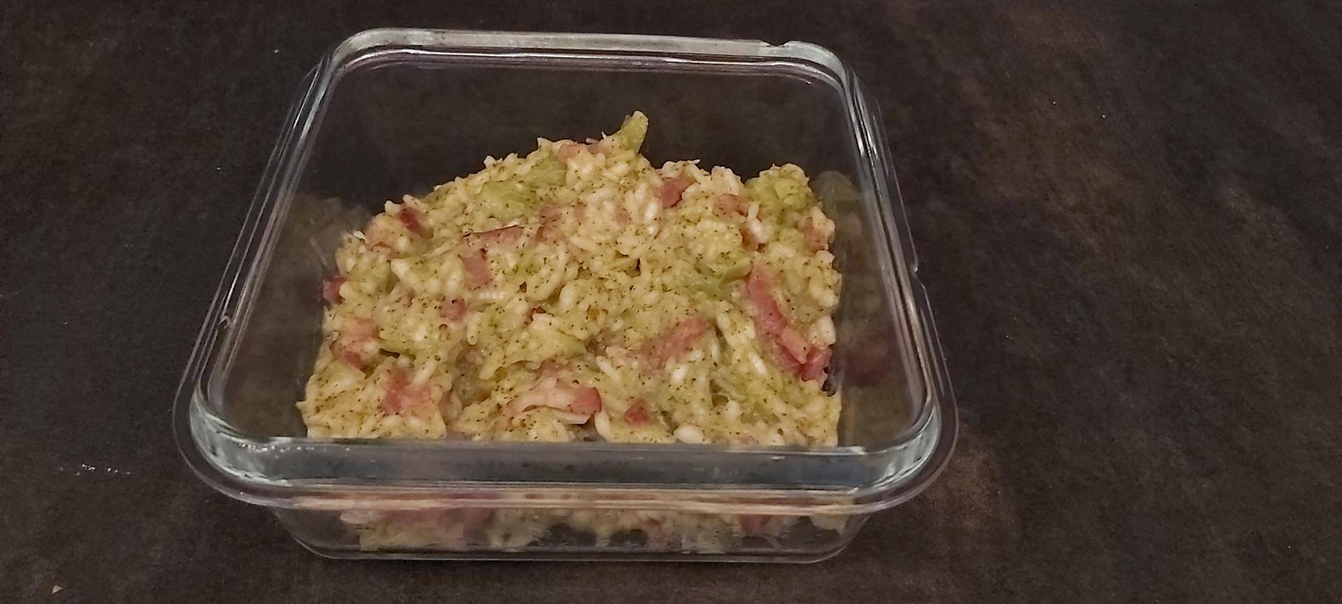 Risotto brocoli lardons - Recette Companion Connect XL | Moulinex