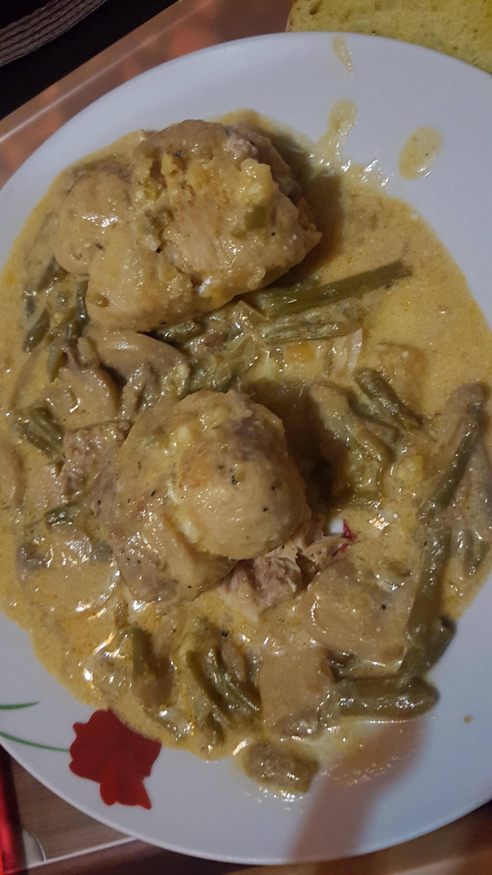 Paupiettes de dinde à la moutarde aux champignons haricots verts - Recette Cookeo | Moulinex