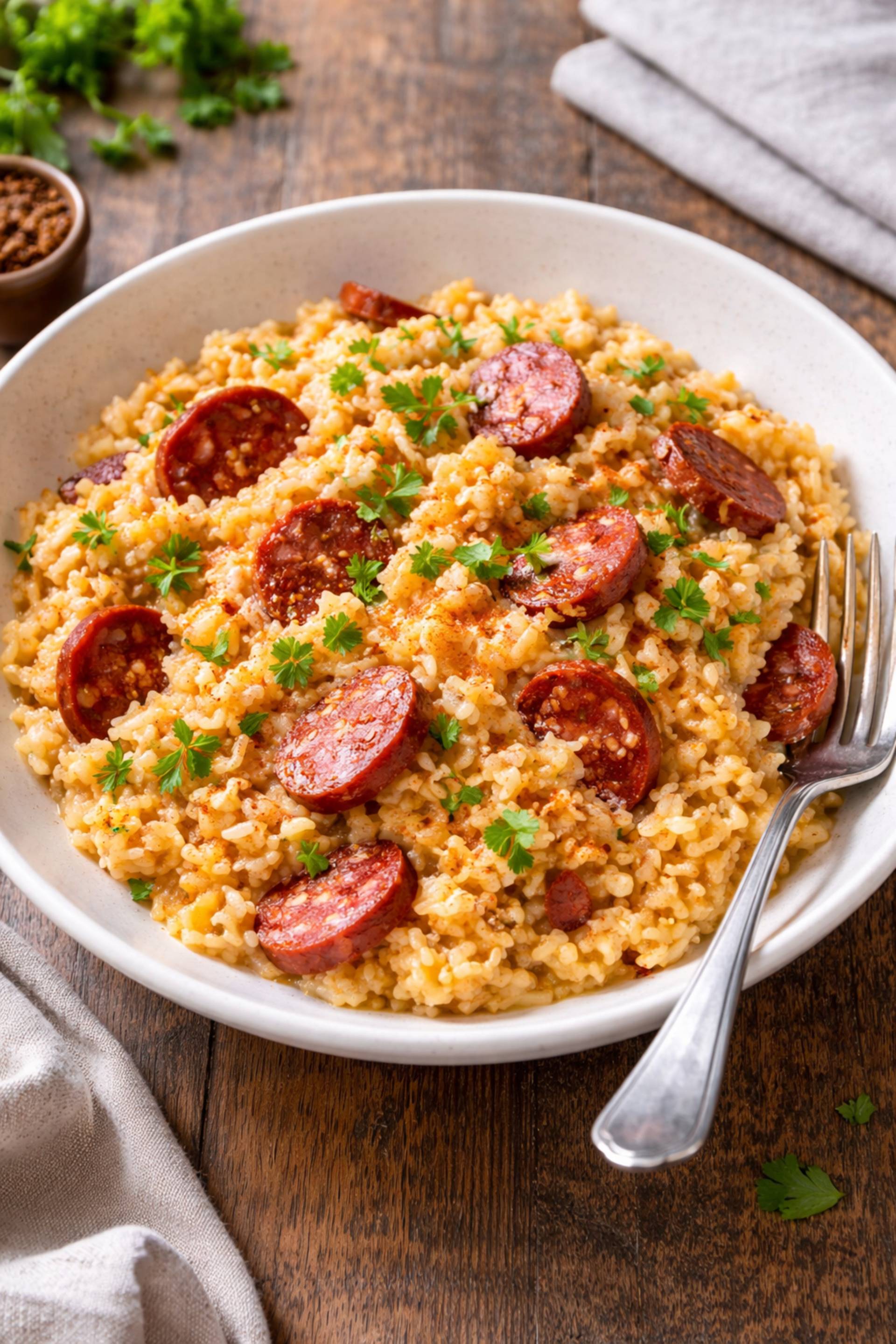 Riz crémeux au chorizo - Recette Cookeo 9in1 | Moulinex