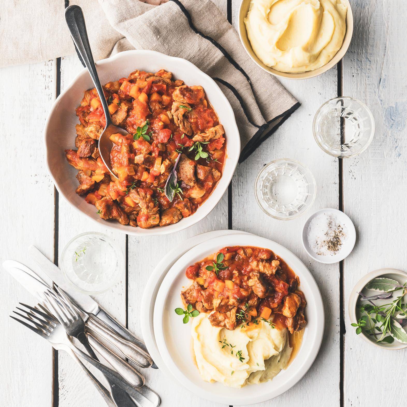 Ragoût de porc à l'italienne - Recette Cookeo | Moulinex
