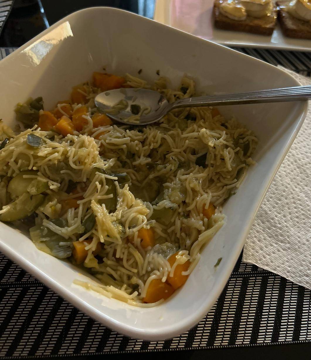 Soupe légumes vermicelles - Recette Cookeo V3 Mini | Moulinex