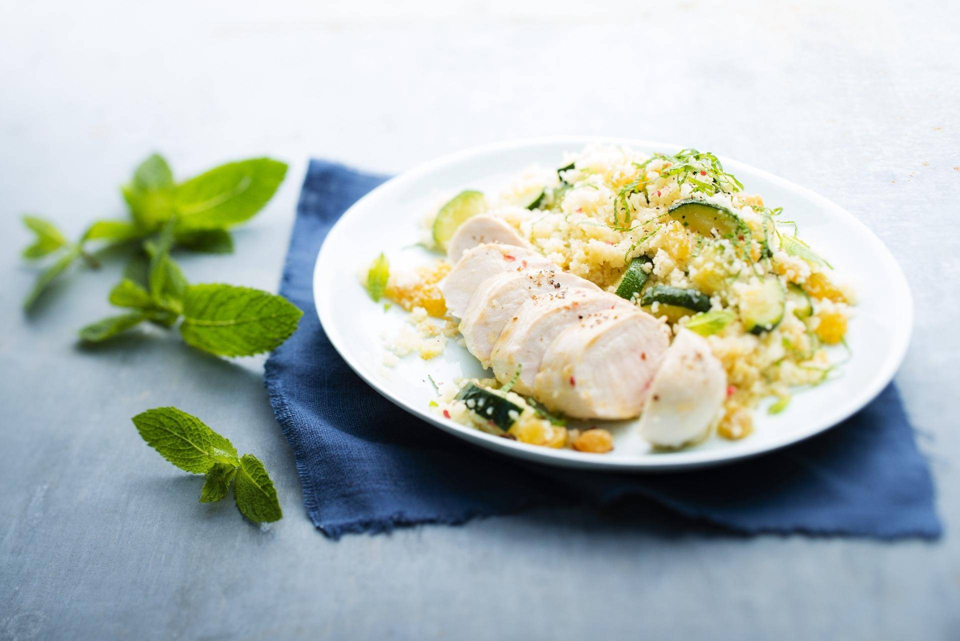 Volaille semoule et courgette - Recette Cookeo | Moulinex