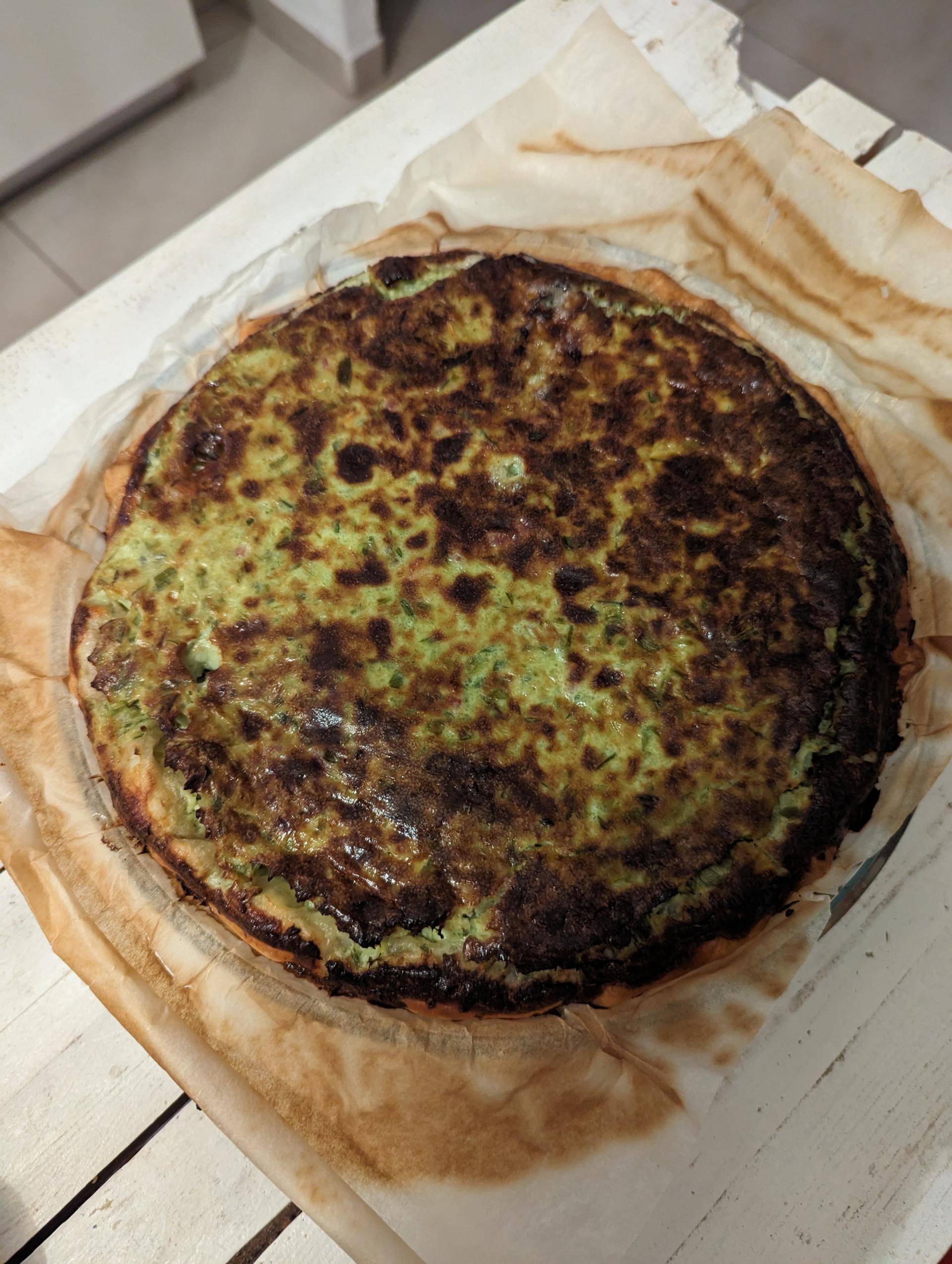 Quiche poireau roquefort - Recette Companion Connect XL | Moulinex