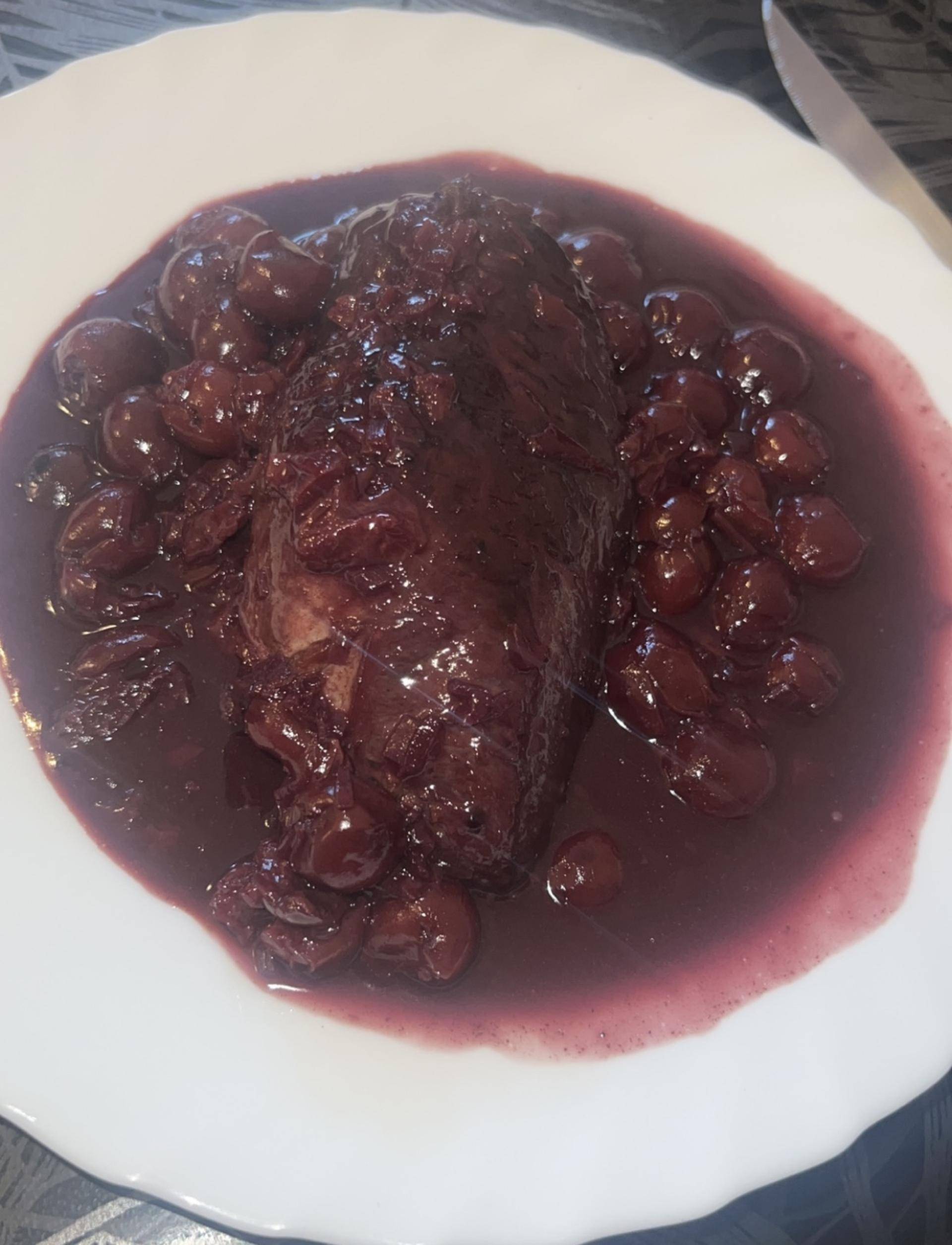 Cuisse de Canard aux cerises - Recette Cookeo V3 | Moulinex