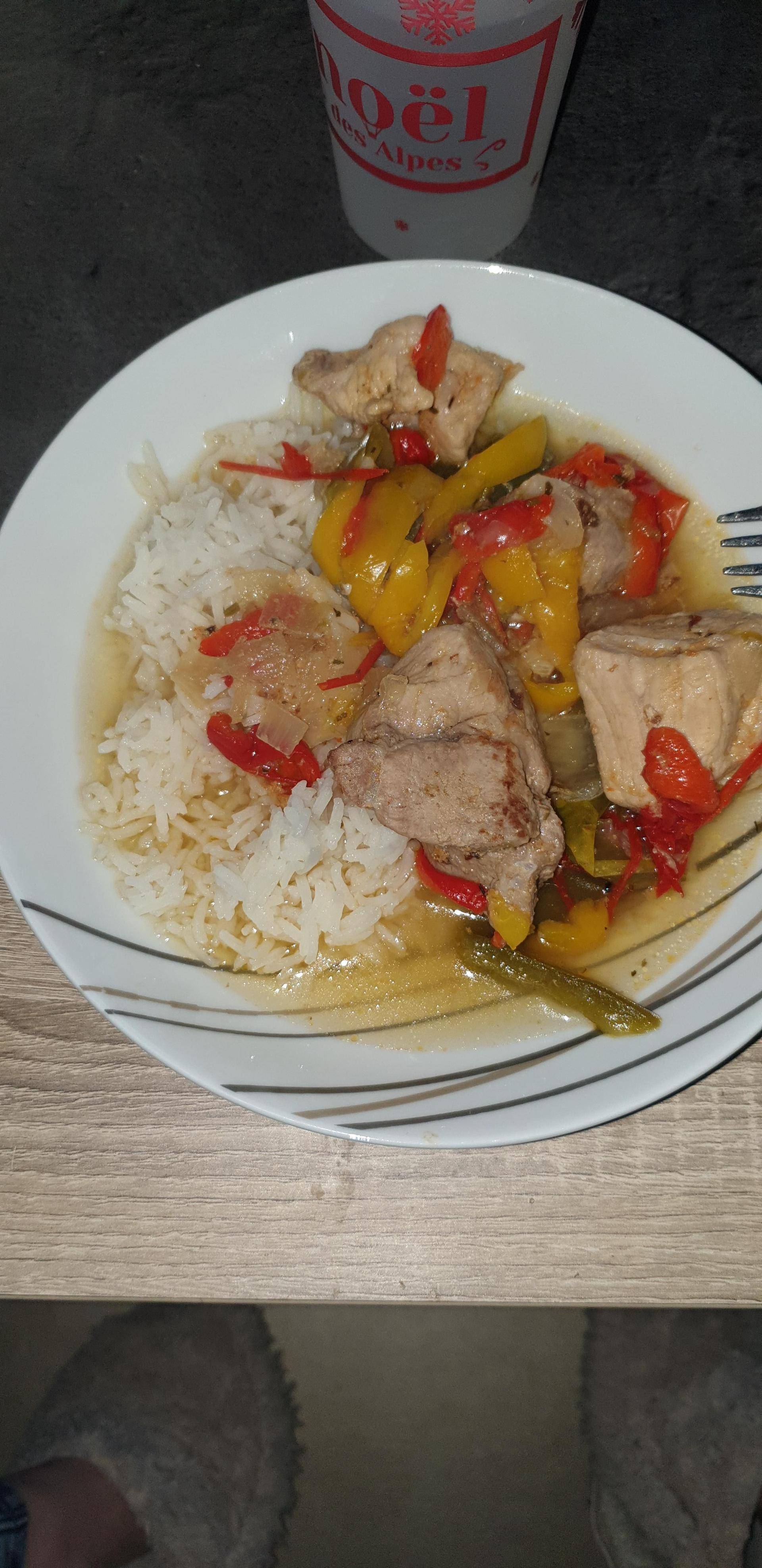 Porc aux poivrons - Recette Cookeo | Moulinex