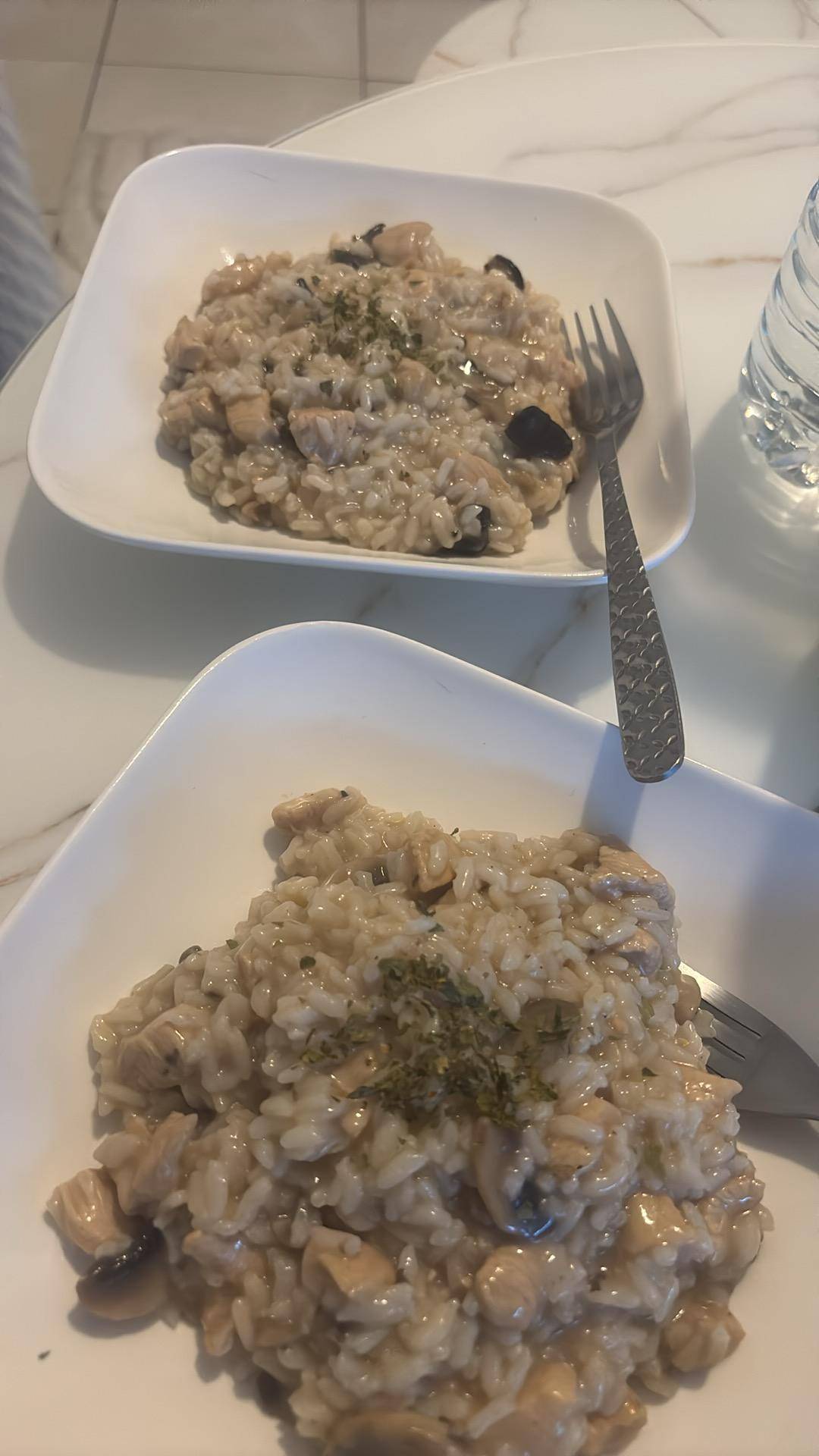 Risotto poulet champignons - Recette Cookeo | Moulinex