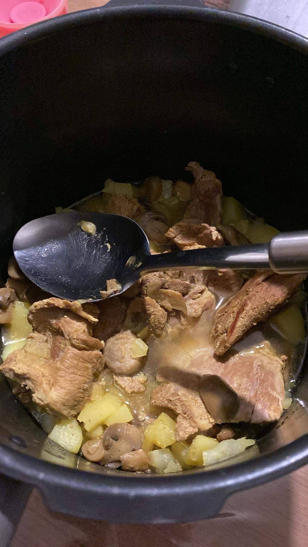 Filet de dinde champignon curry - Recette Cookeo | Moulinex