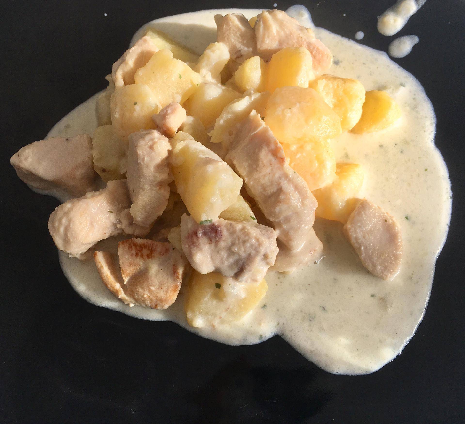 Poulet pomme de terre sauce tartare - Recette Cookeo | Moulinex