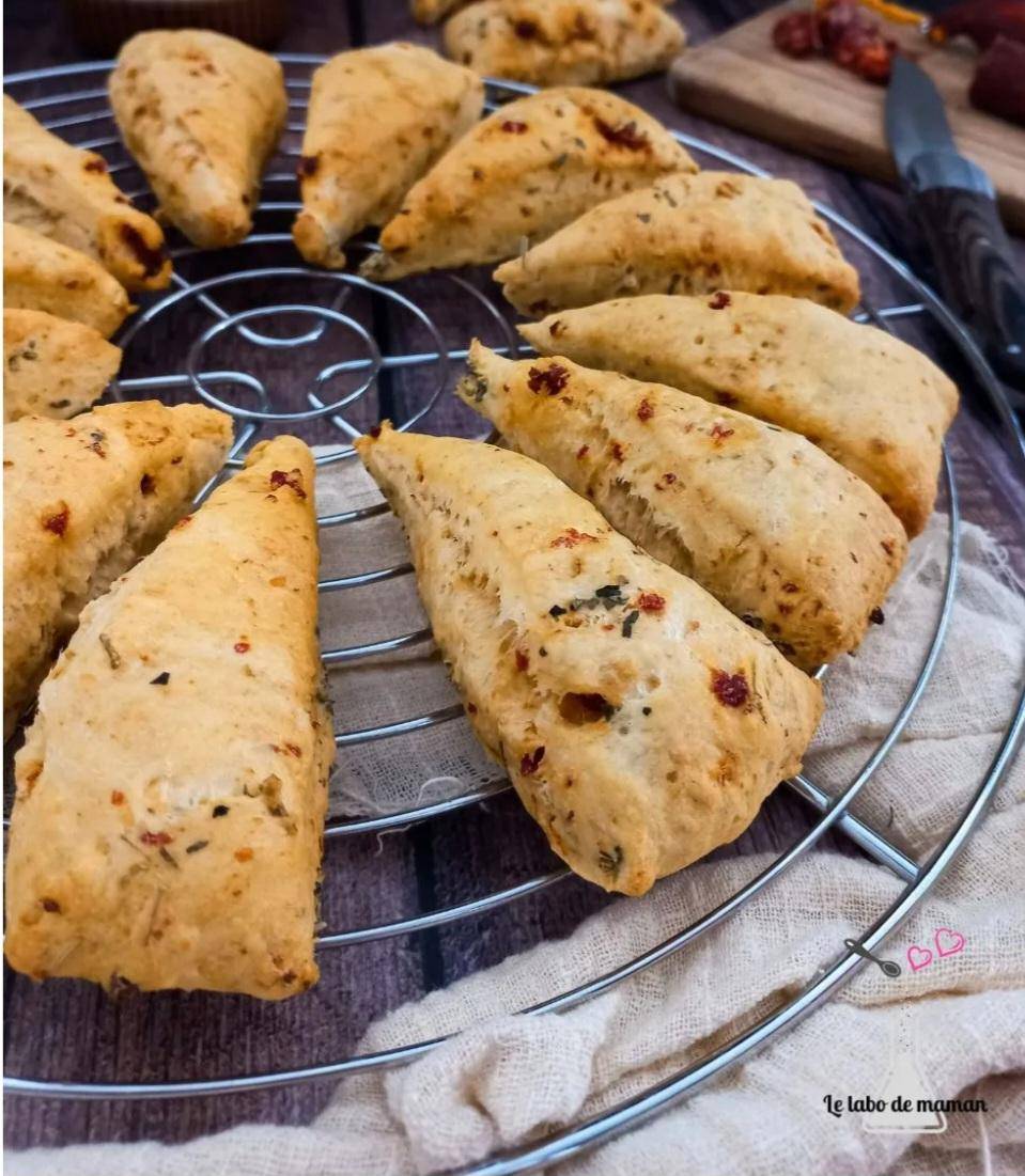 Scones au chorizo et au parmesan - Recette Companion XL | Moulinex