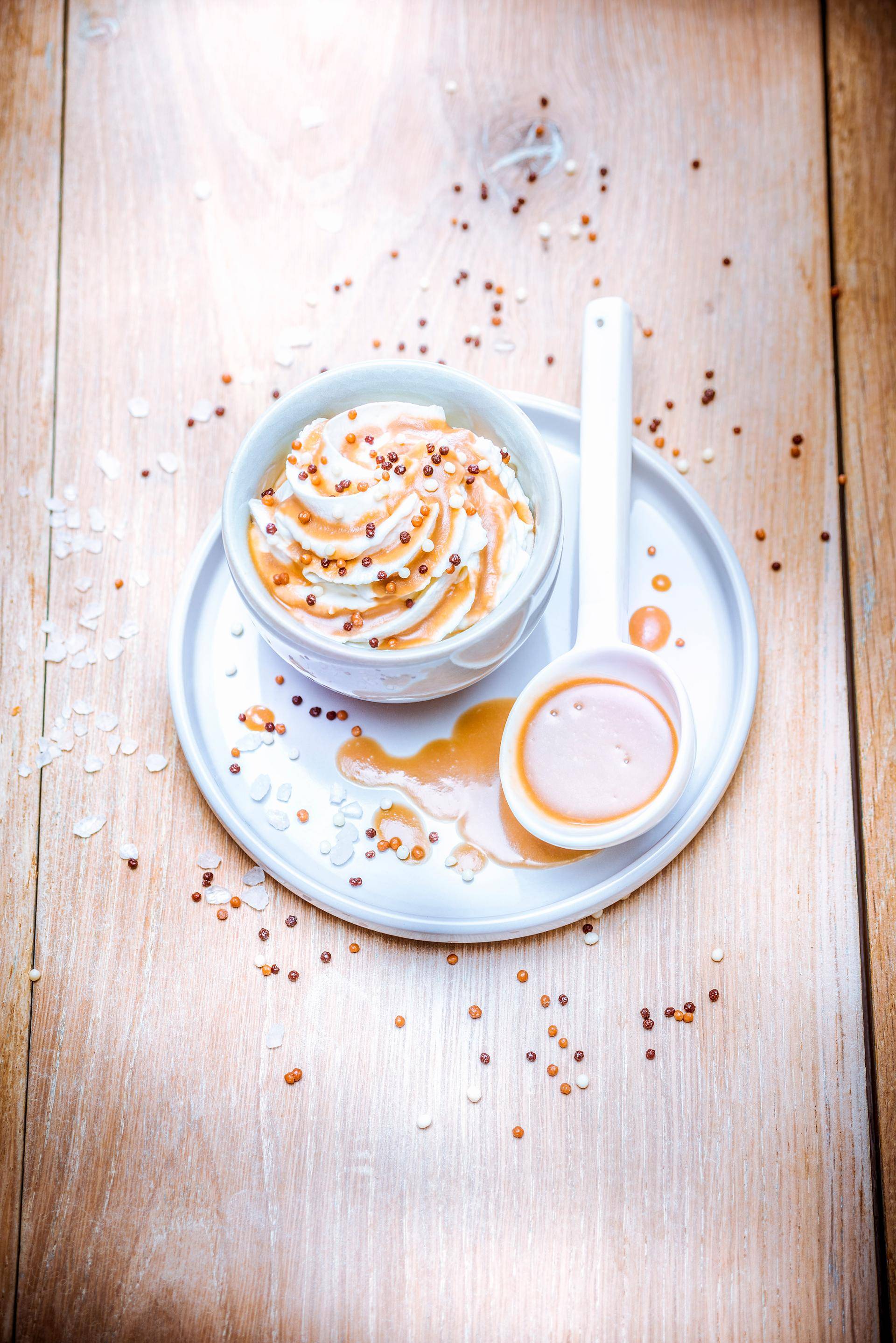Coulis de caramel, sucre de coco et fleur de sel - Recette Ultrablend Cook | Moulinex