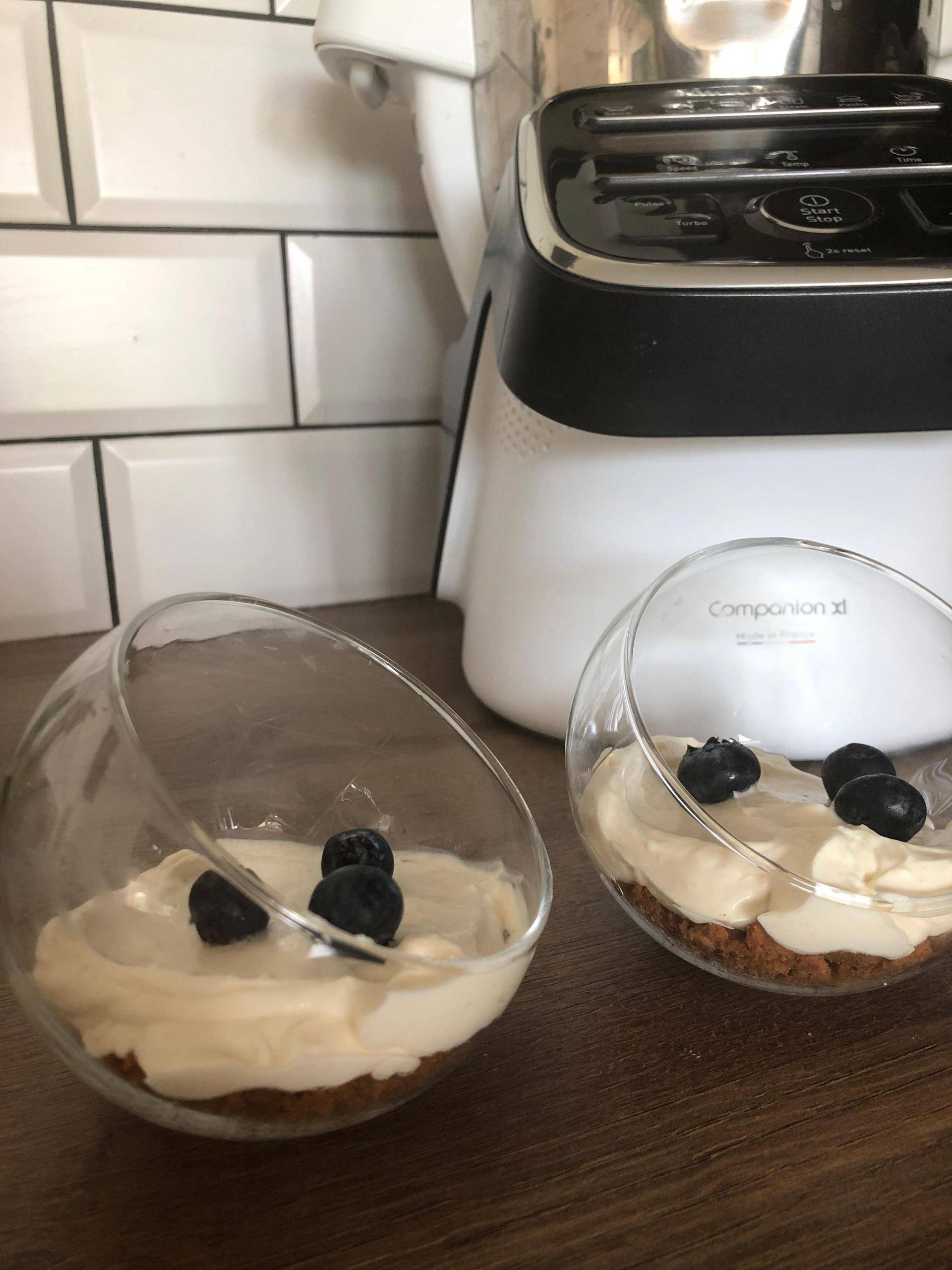 Cheesecake sans cuisson - Recette Companion XL | Moulinex