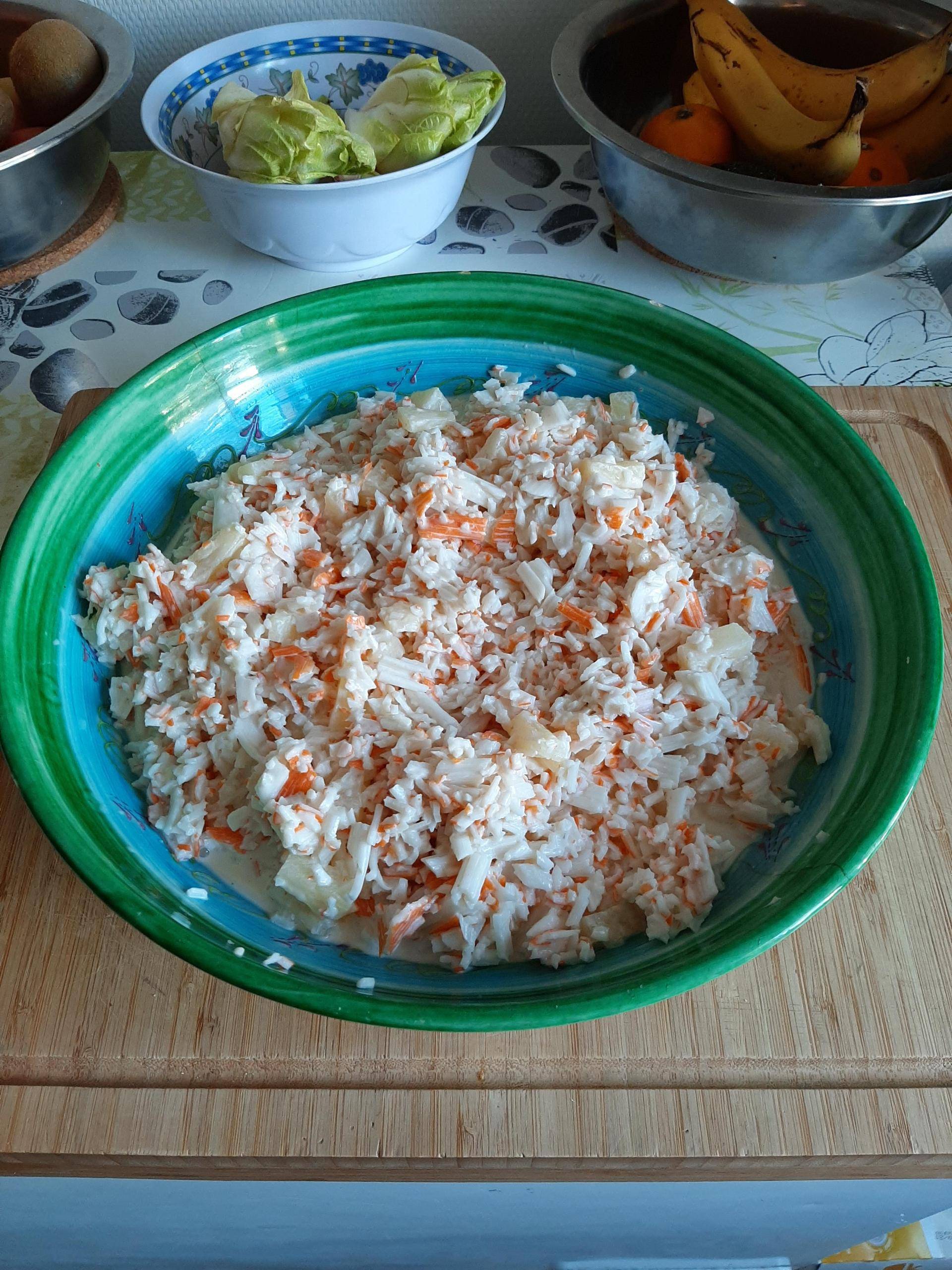 Salade de surimi et ananas - Recette Companion XL | Moulinex