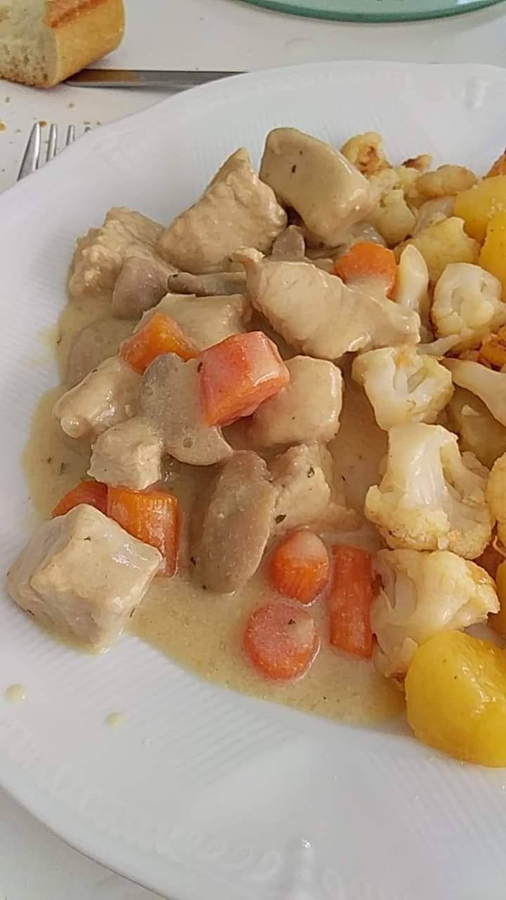 Blanquette de dinde à la moutarde - Recette Cookeo V3 | Moulinex