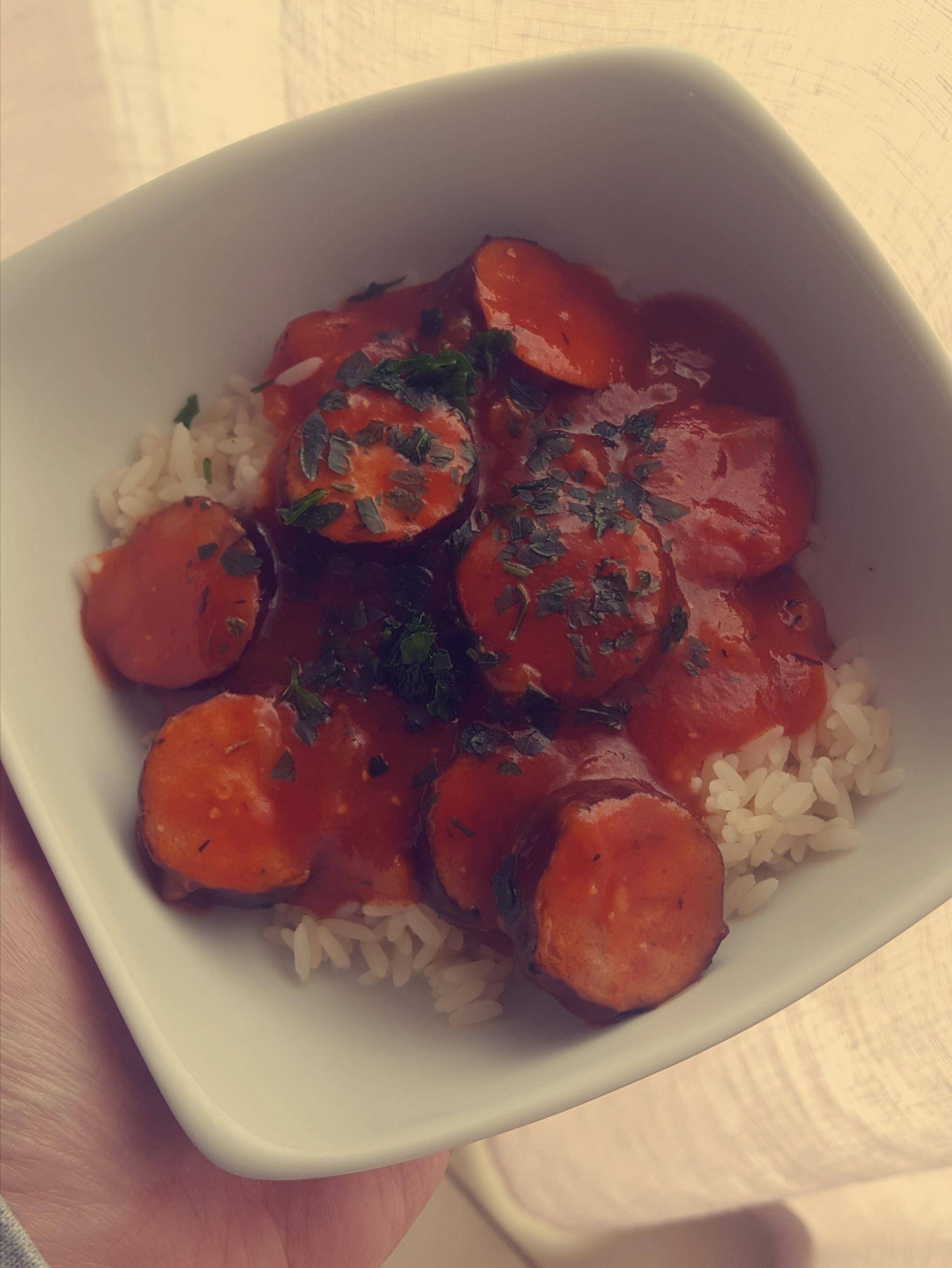 Saucisse fumée façon "Rougail" - Recette Cookeo | Moulinex