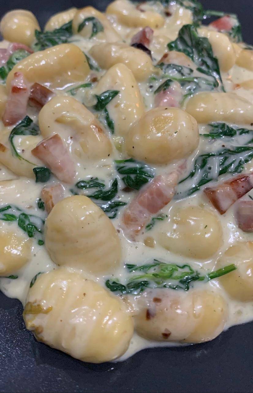 Gnocchis à poêler, épinards et cancoillotte - Recette Cookeo | Moulinex