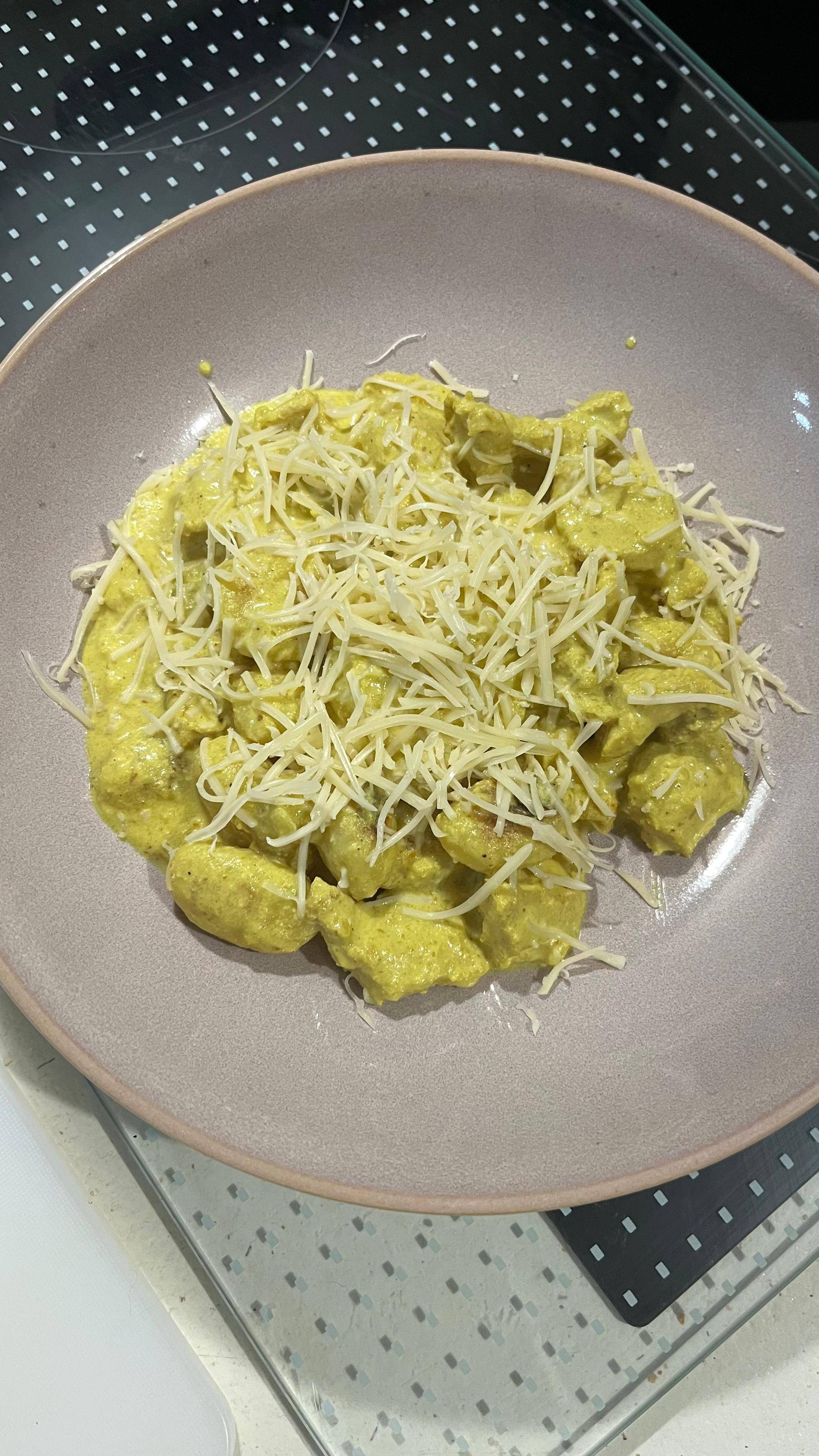 Gnocchis au poulet curry crème - Recette Cookeo | Moulinex