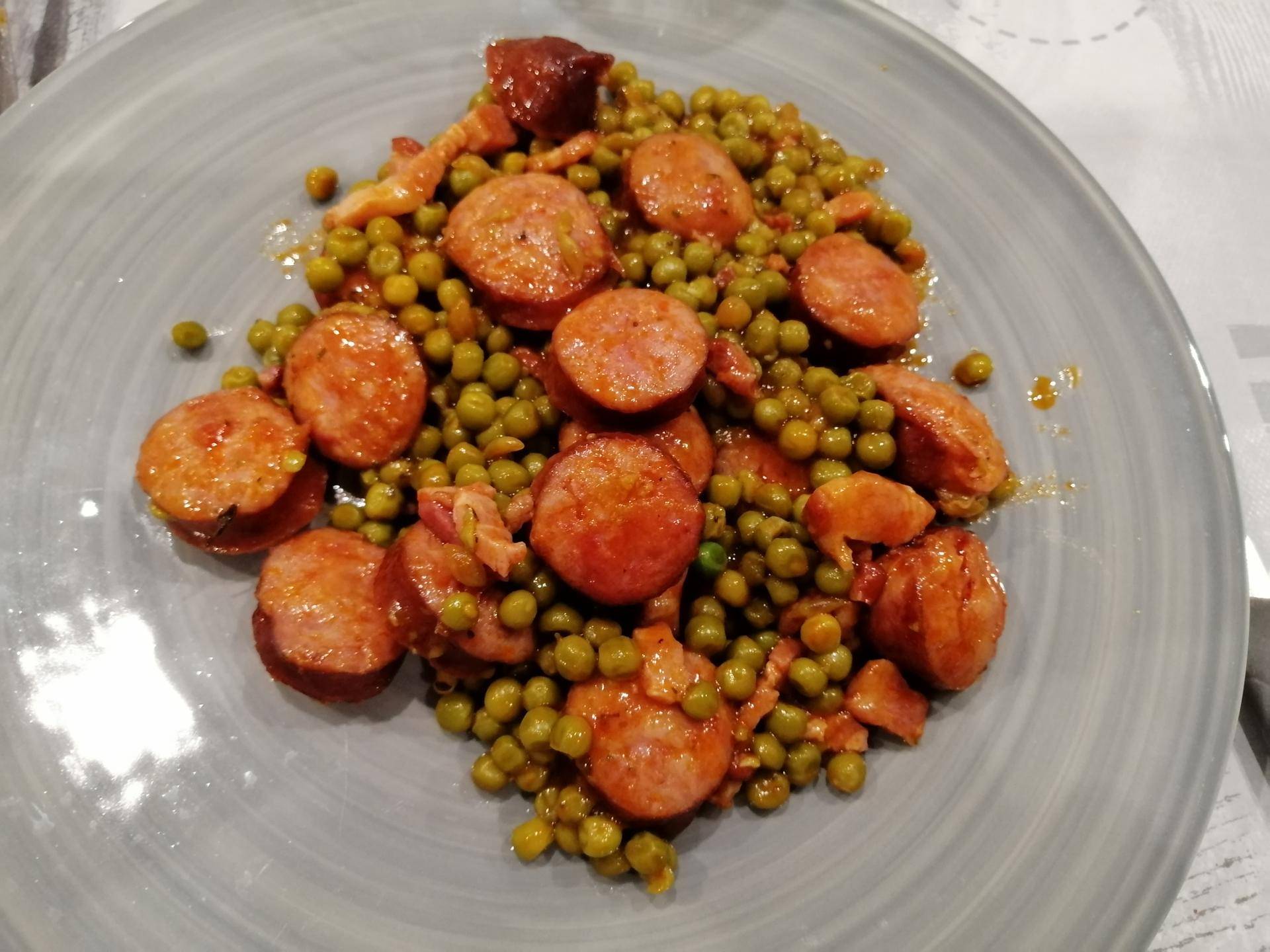 Saucisses fumées petit pois - Recette Cookeo | Moulinex