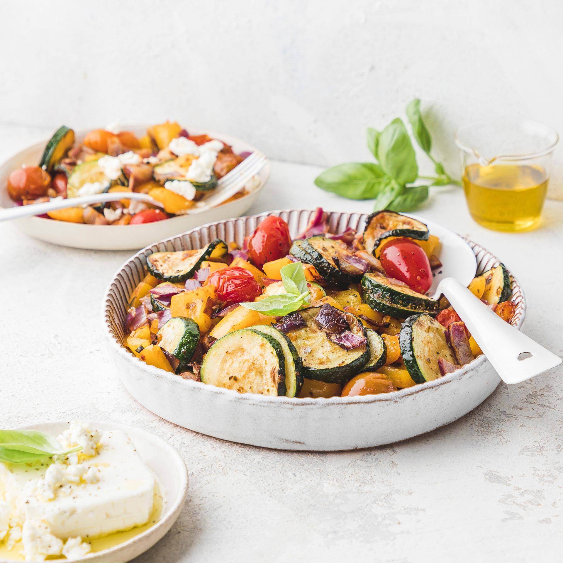 Groenten à la Méditerranée - Recette Easy Fry Mega | Moulinex