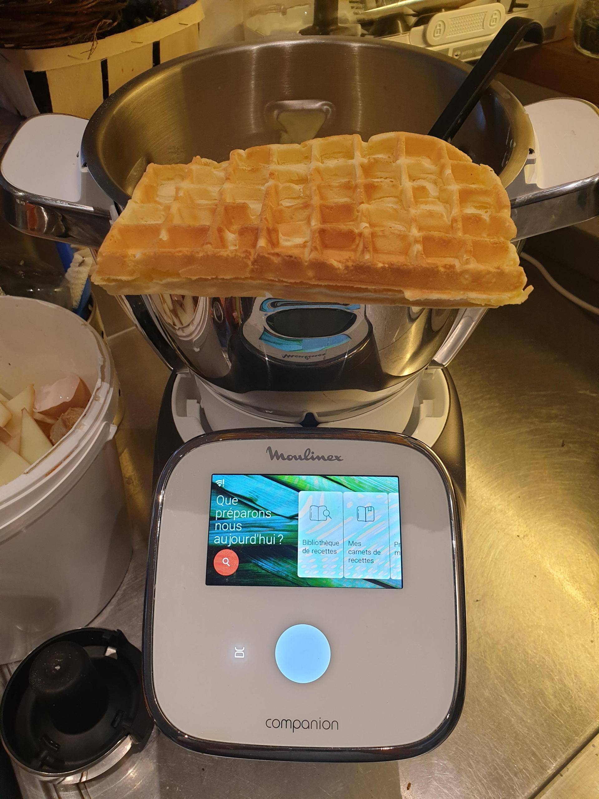 Les gauffres de papa - Recette Companion Connect XL | Moulinex