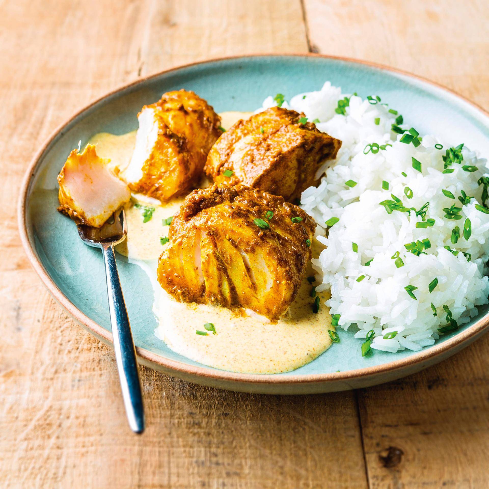 Cabillaud au curry - Recette Cuiseur vapeur | Moulinex