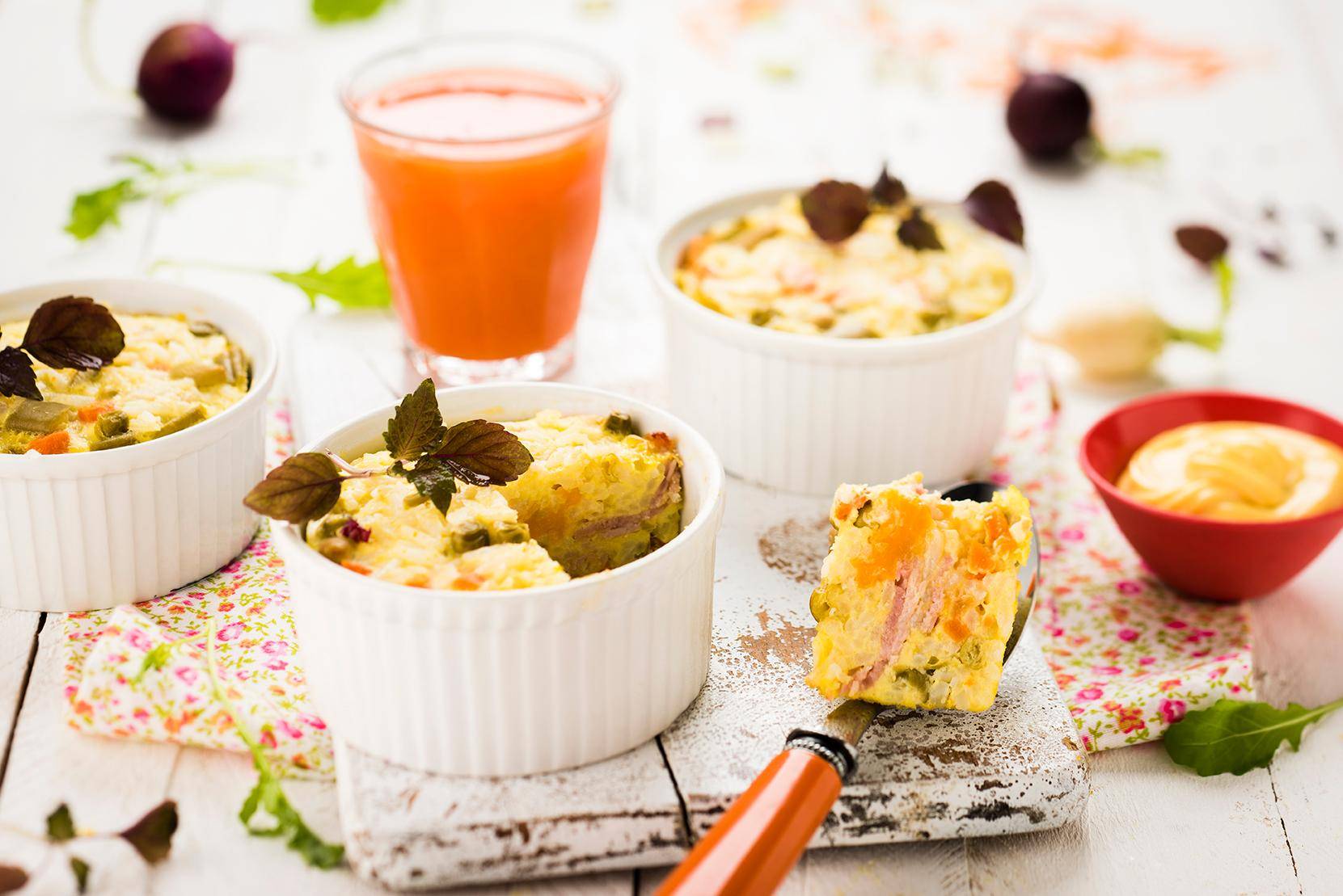 Gâteaux de riz & légumes - Recette Cookeo | Moulinex