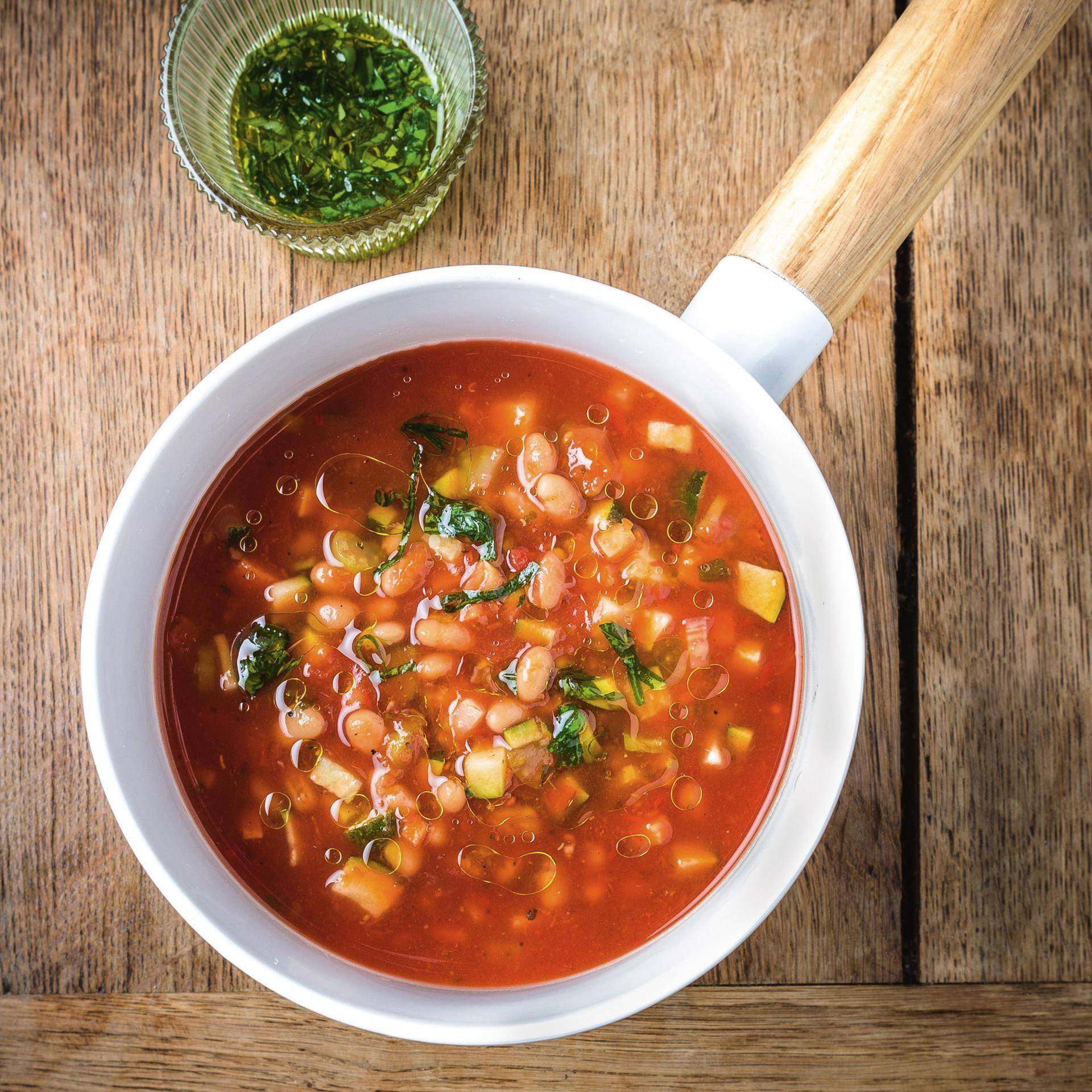 Minestrone - Recette Cuiseur vapeur | Moulinex