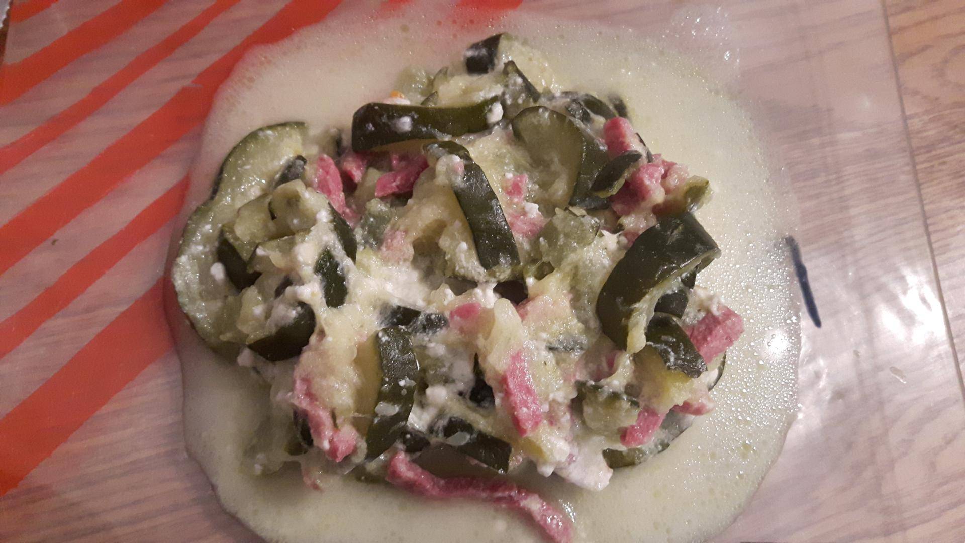 Courgette feta et lardons - Recette Cookeo | Moulinex