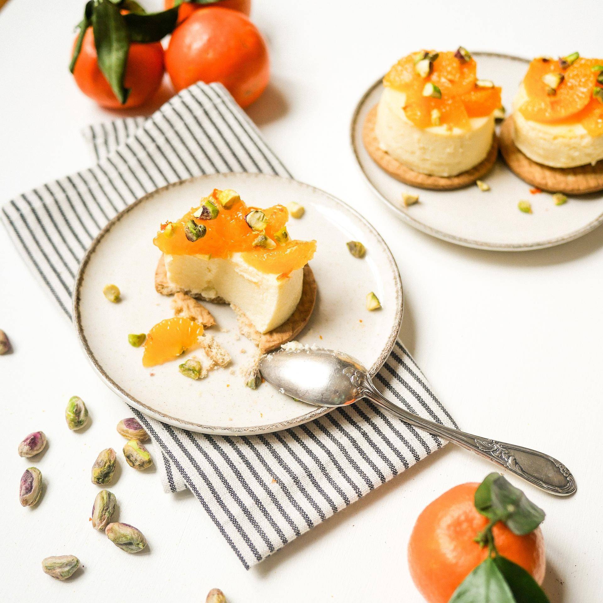 Cheesecake clémentine et pistache - Recette Cookeo | Moulinex
