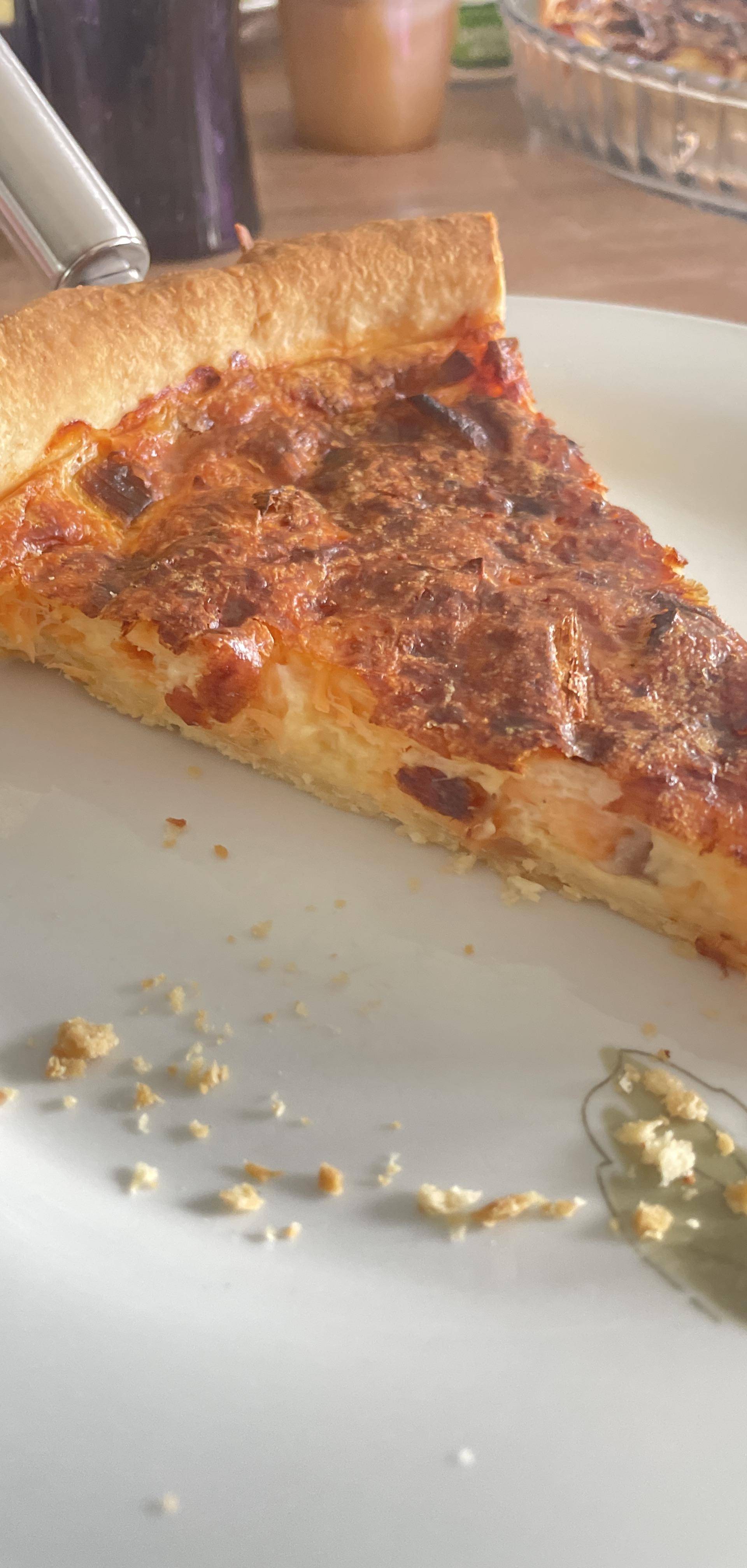 Quiche saumon poireaux - Recette Kitchen Coach | Moulinex