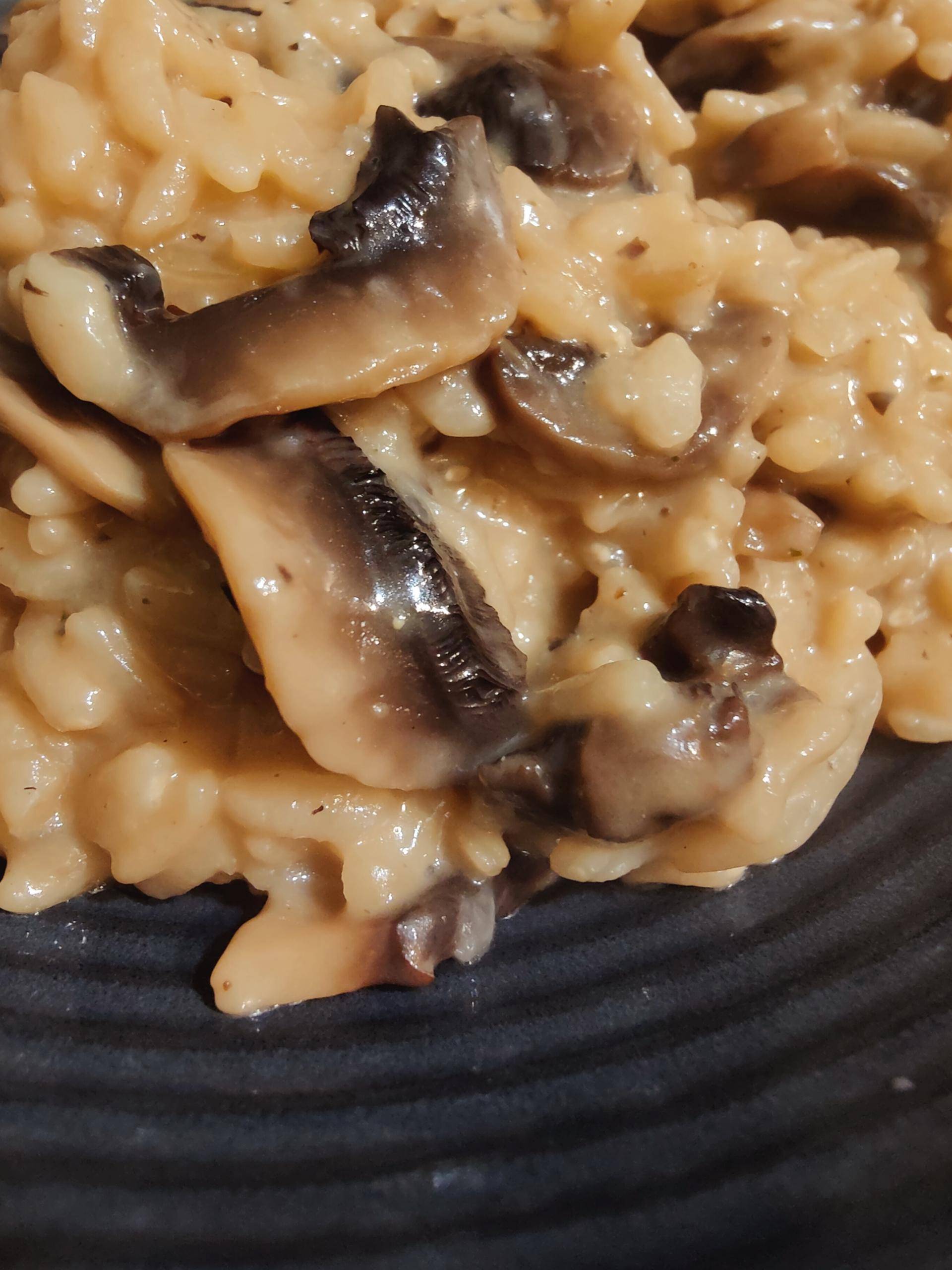 Risotto aux champignons et crème végétale - Recette Cookeo | Moulinex