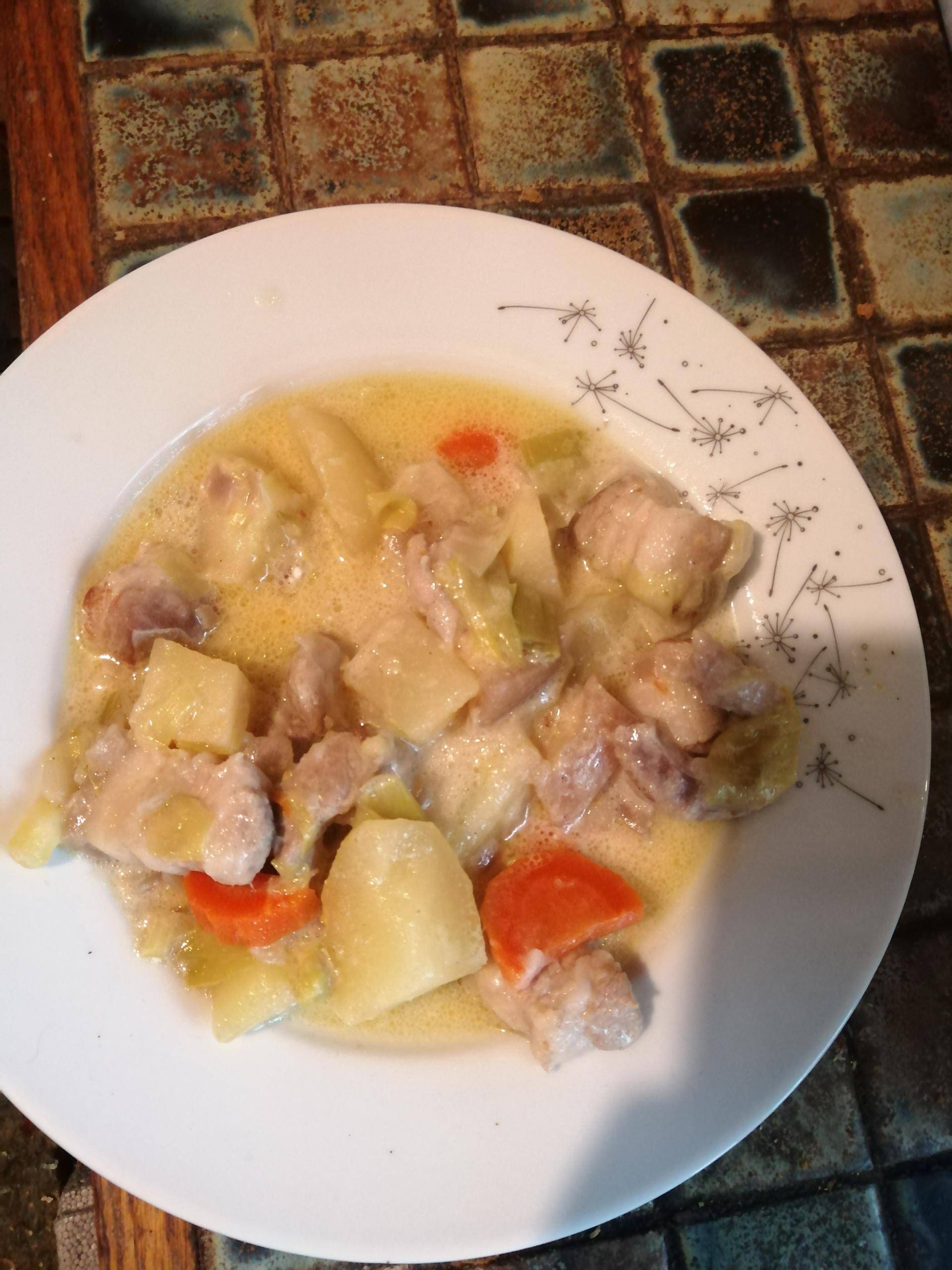 Poitrine de porc façon blanquette de dinde - Recette Cookeo | Moulinex