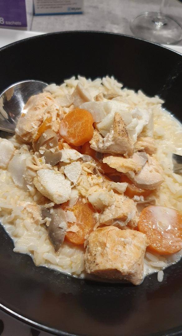 Blanquette de poissons simple et rapide - Recette Cookeo | Moulinex