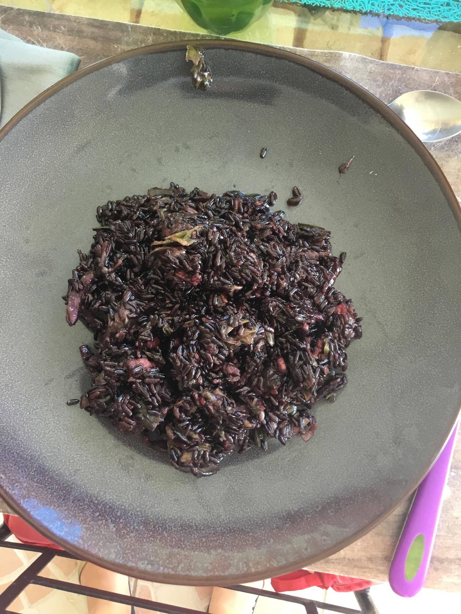 Riz venere, poireaux et lardons - Recette Cookeo V3 | Moulinex