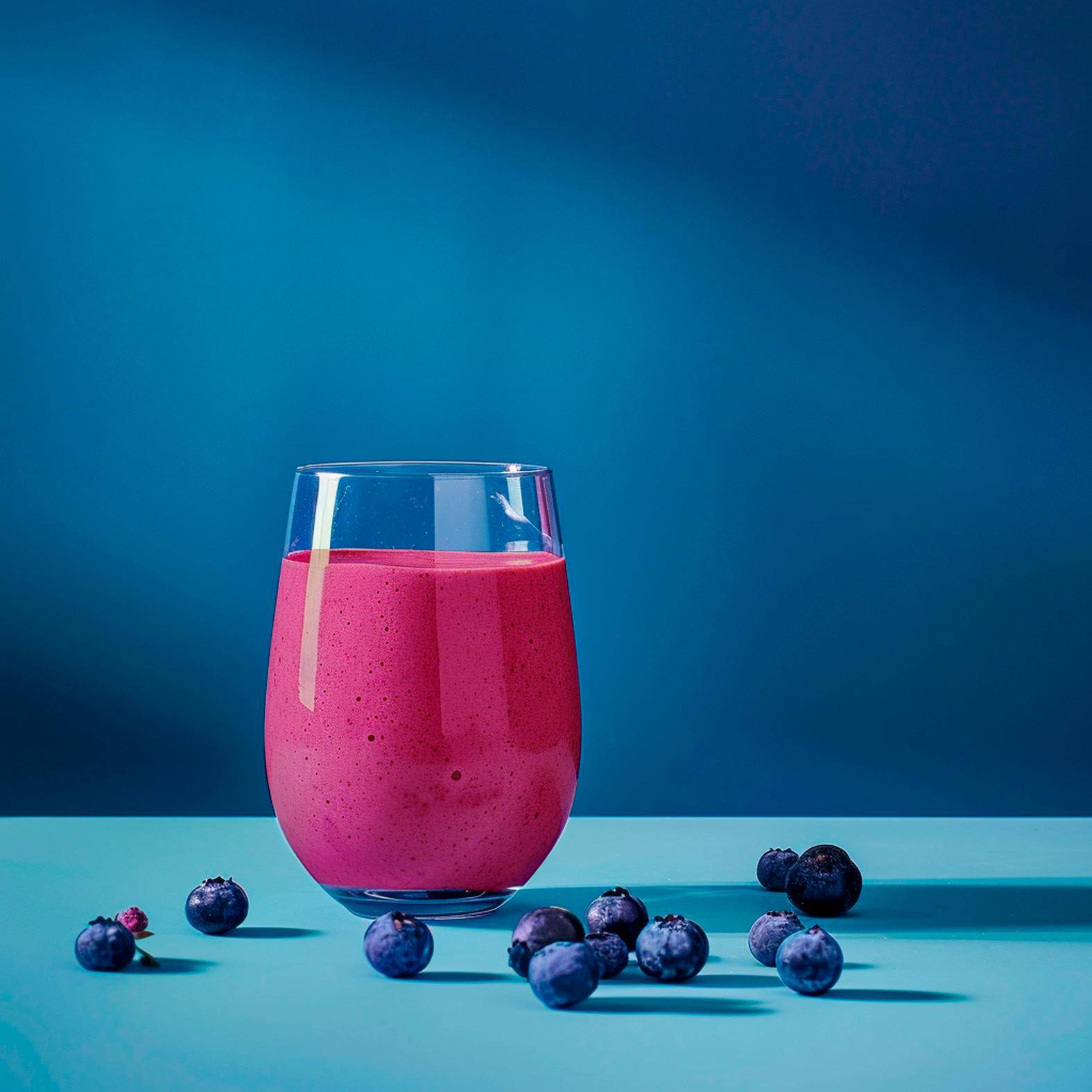 Smoothie au beurre de cacahuètes et myrtilles - Recette Blend up | Moulinex