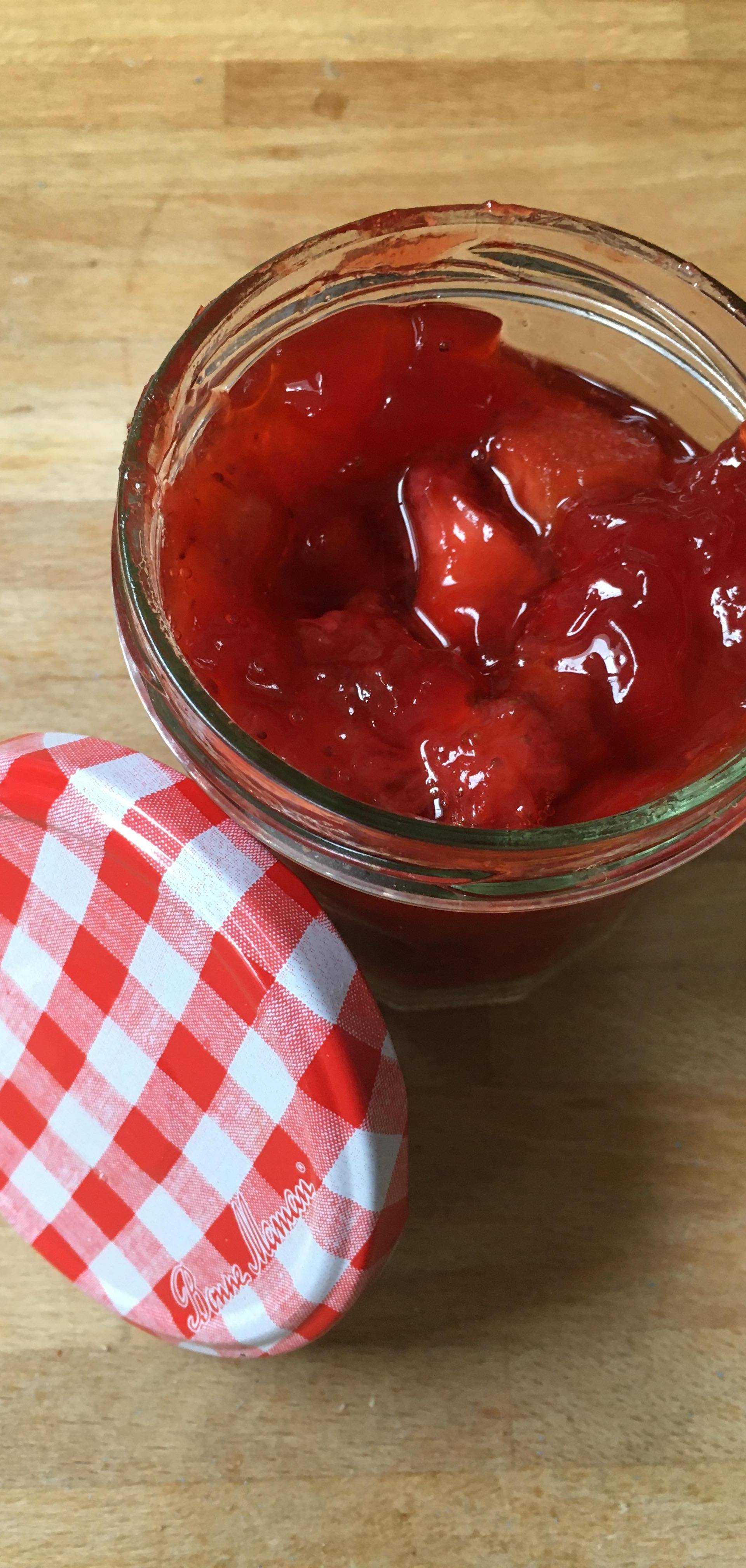 Confiture fraise rhubarbe - Recette Companion XL | Moulinex