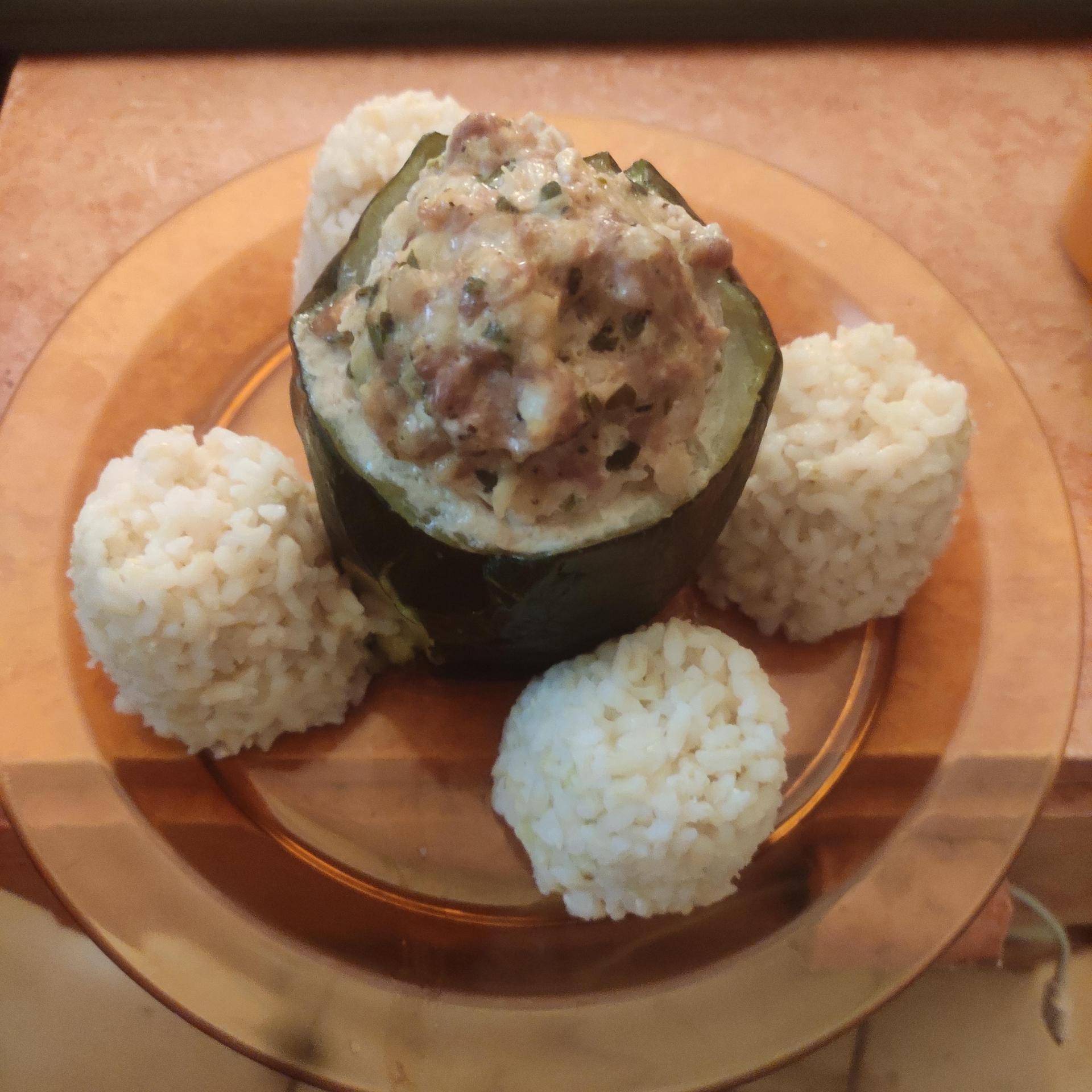 Courgettes Farcies au riz - Recette Cookeo V3 | Moulinex