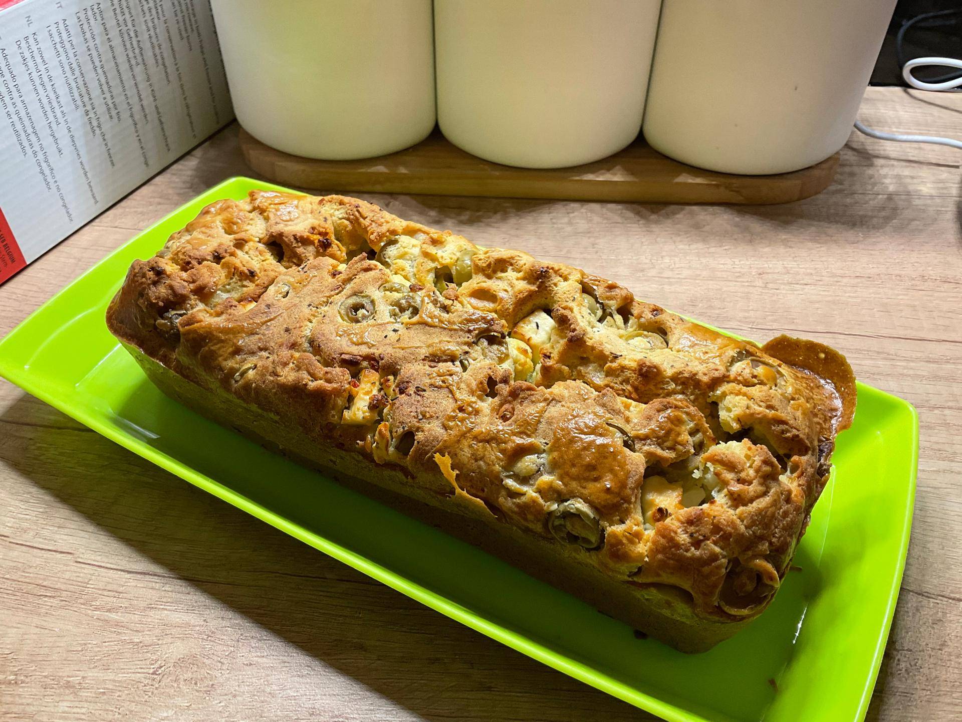 Cake fêta olives - Recette Companion Connect XL | Moulinex