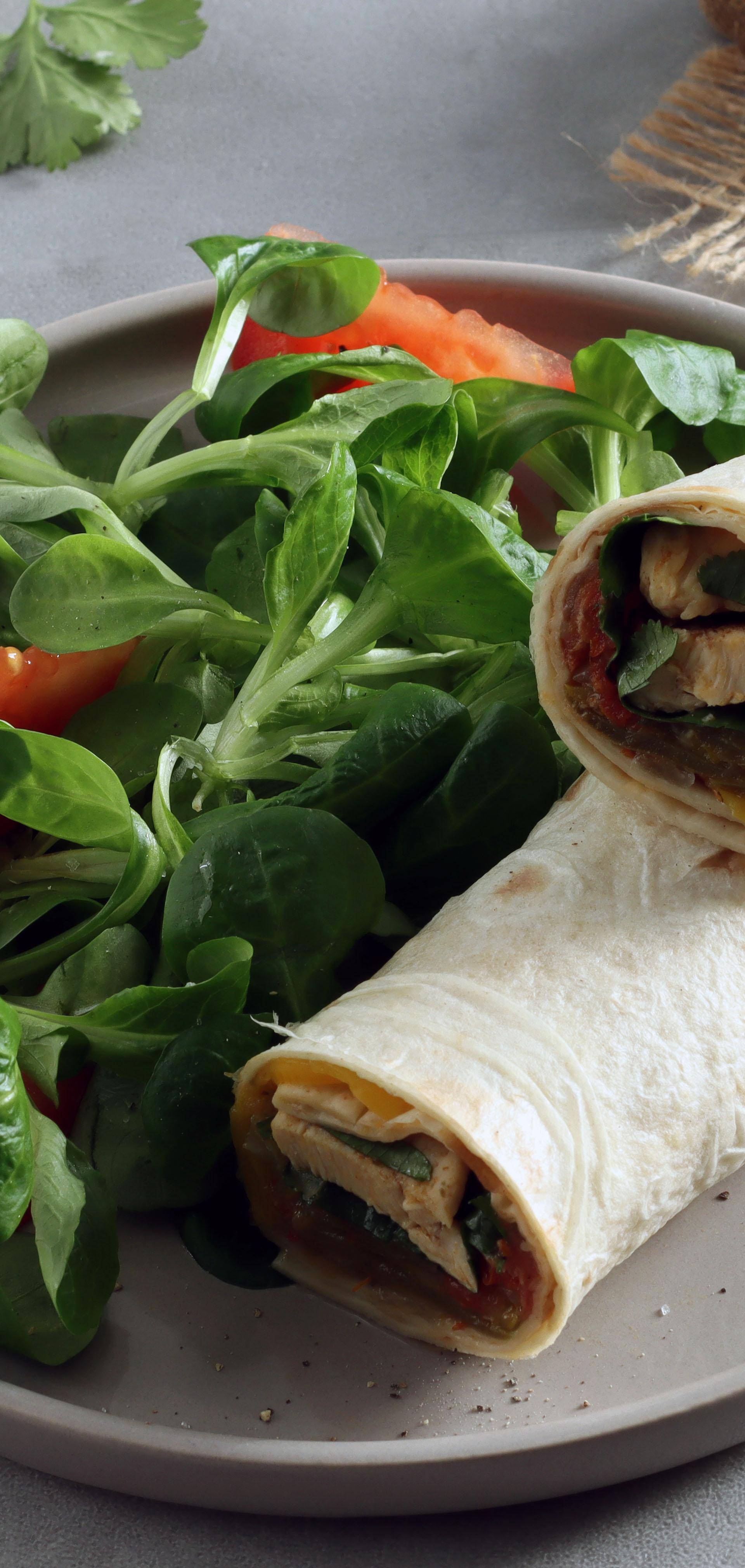 Wraps de poulet - Recette Cuiseur vapeur | Moulinex