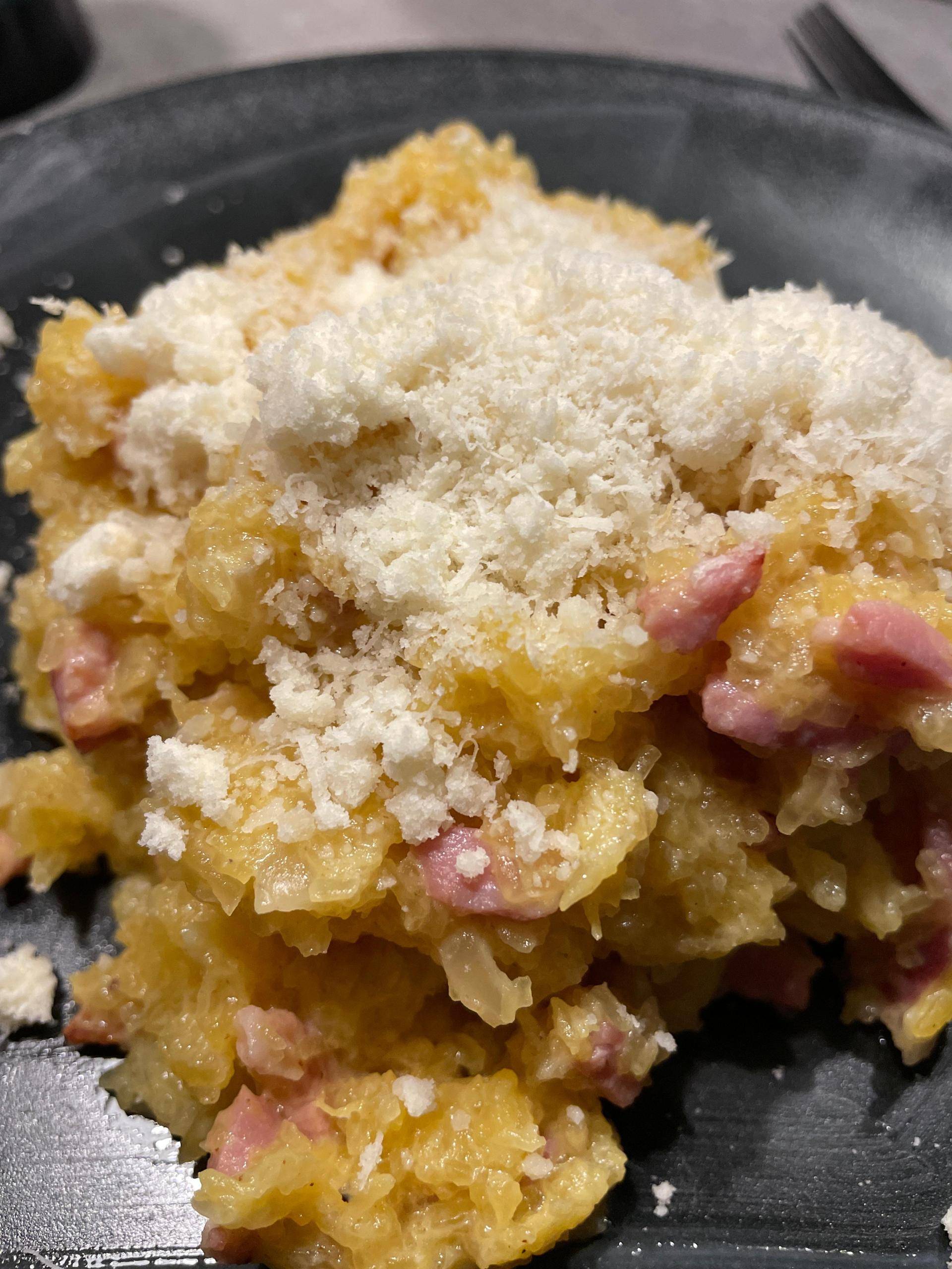 Courge spaghetti carbonara façon Kéké - Recette Cookeo | Moulinex