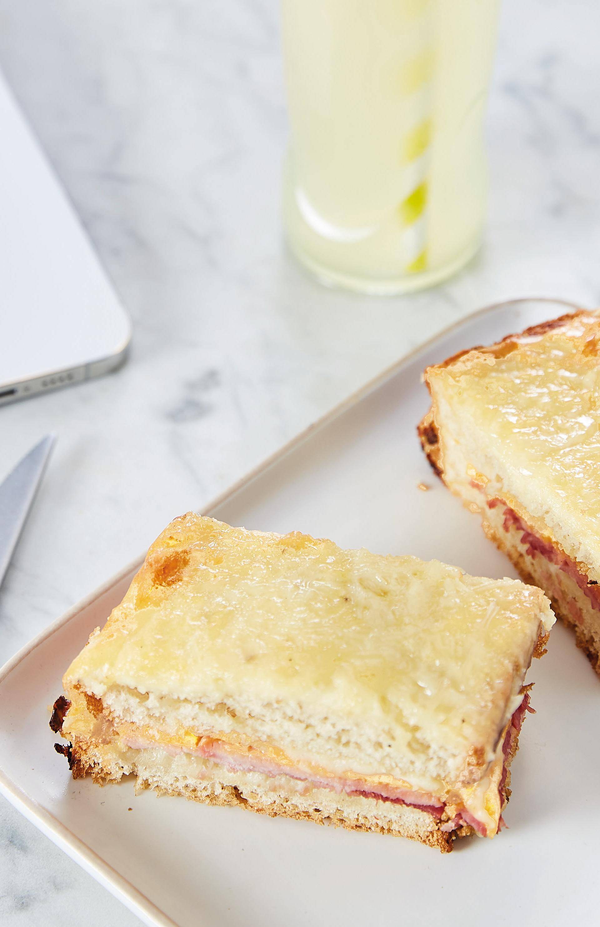 Tosti met kaas en ham - Recette Easy Fry Compact | Moulinex