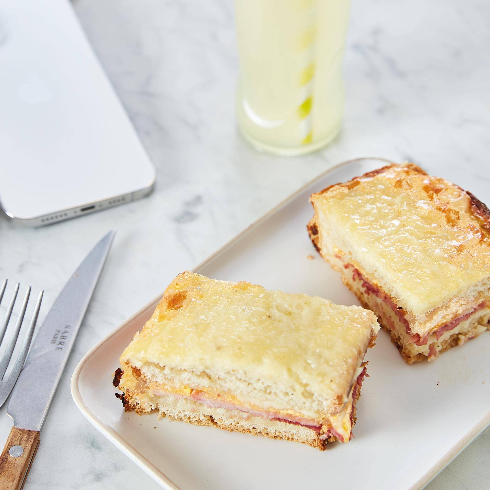 Tosti met kaas en ham - Recette Easy Fry Compact | Moulinex