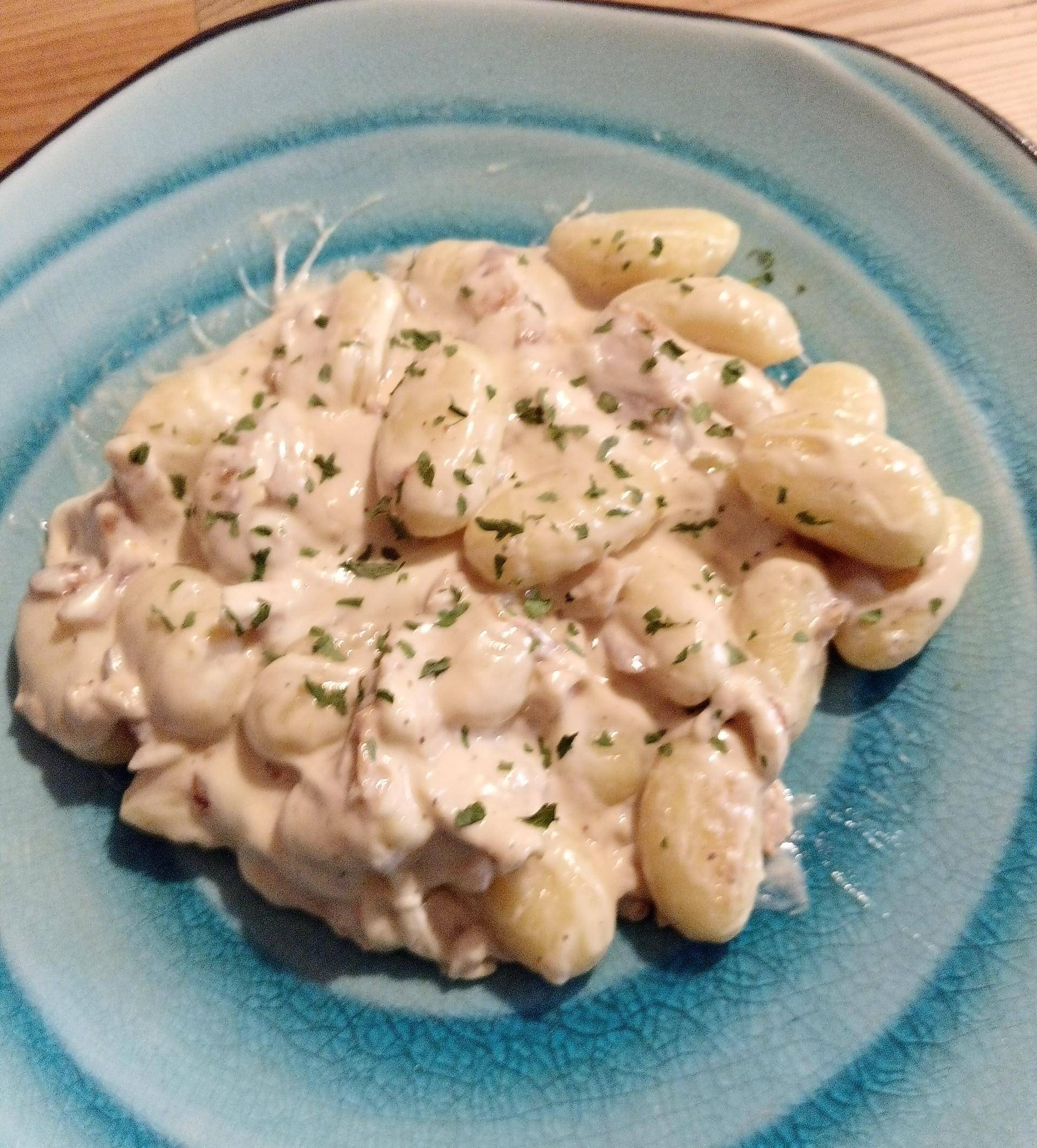 Gnocchis à poêler & émincés de poulet créme fraiche - Recette Cookeo V3 | Moulinex