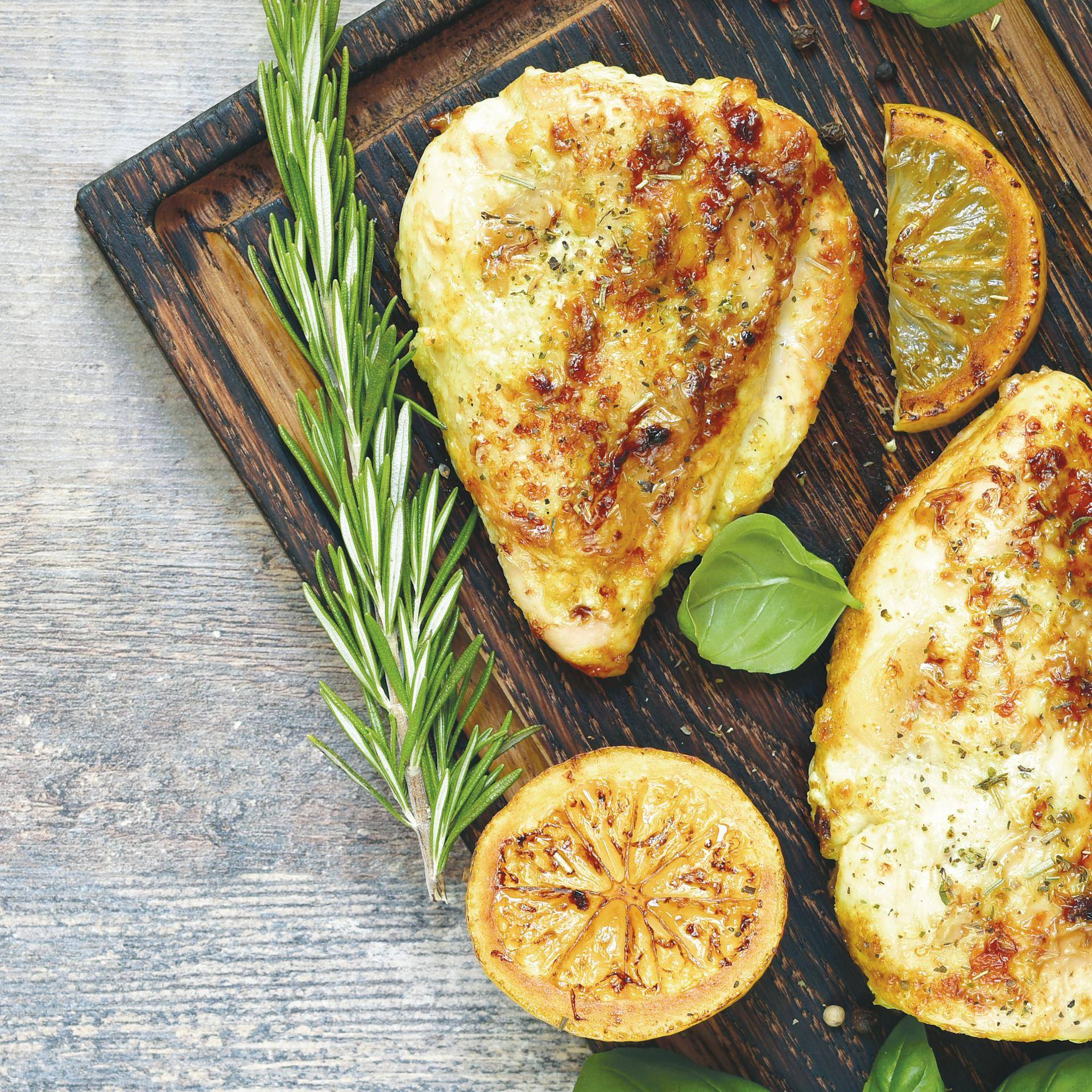 Gegrilde kip op Griekse wijze - Recette Easy Fry Max | Moulinex