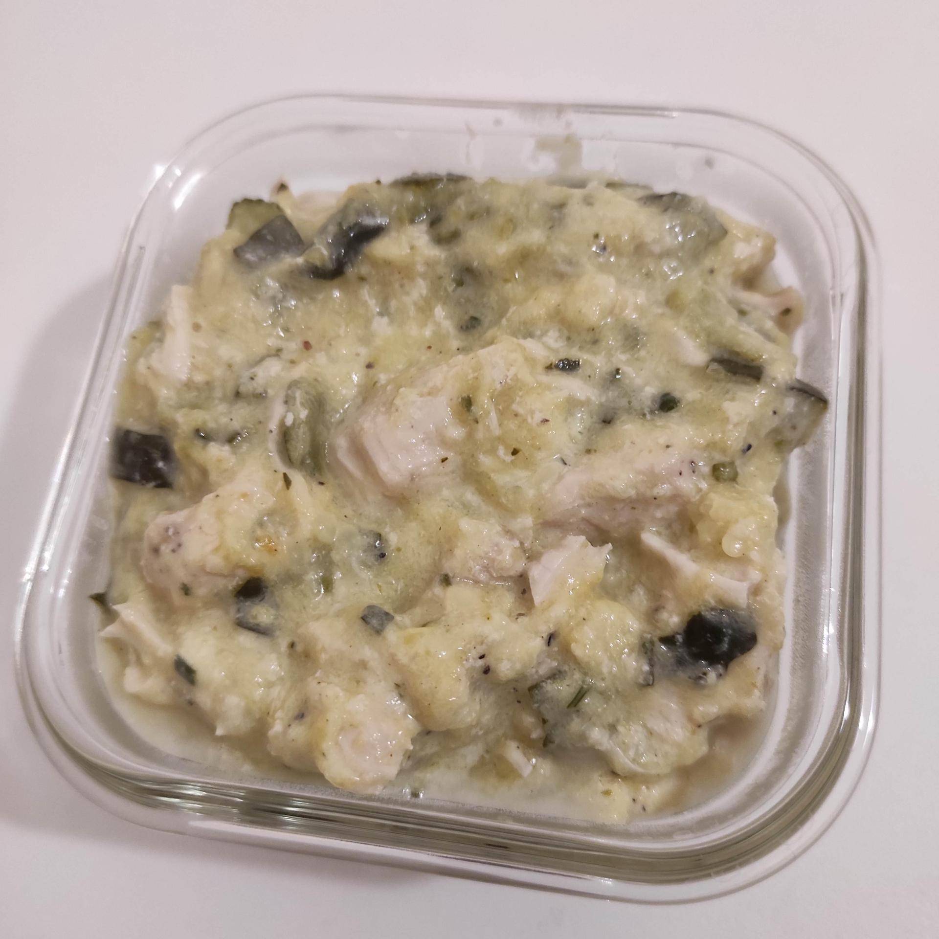 Courgettes et volaille sauce ail & fines herbes - Recette Cookeo V3 Mini | Moulinex