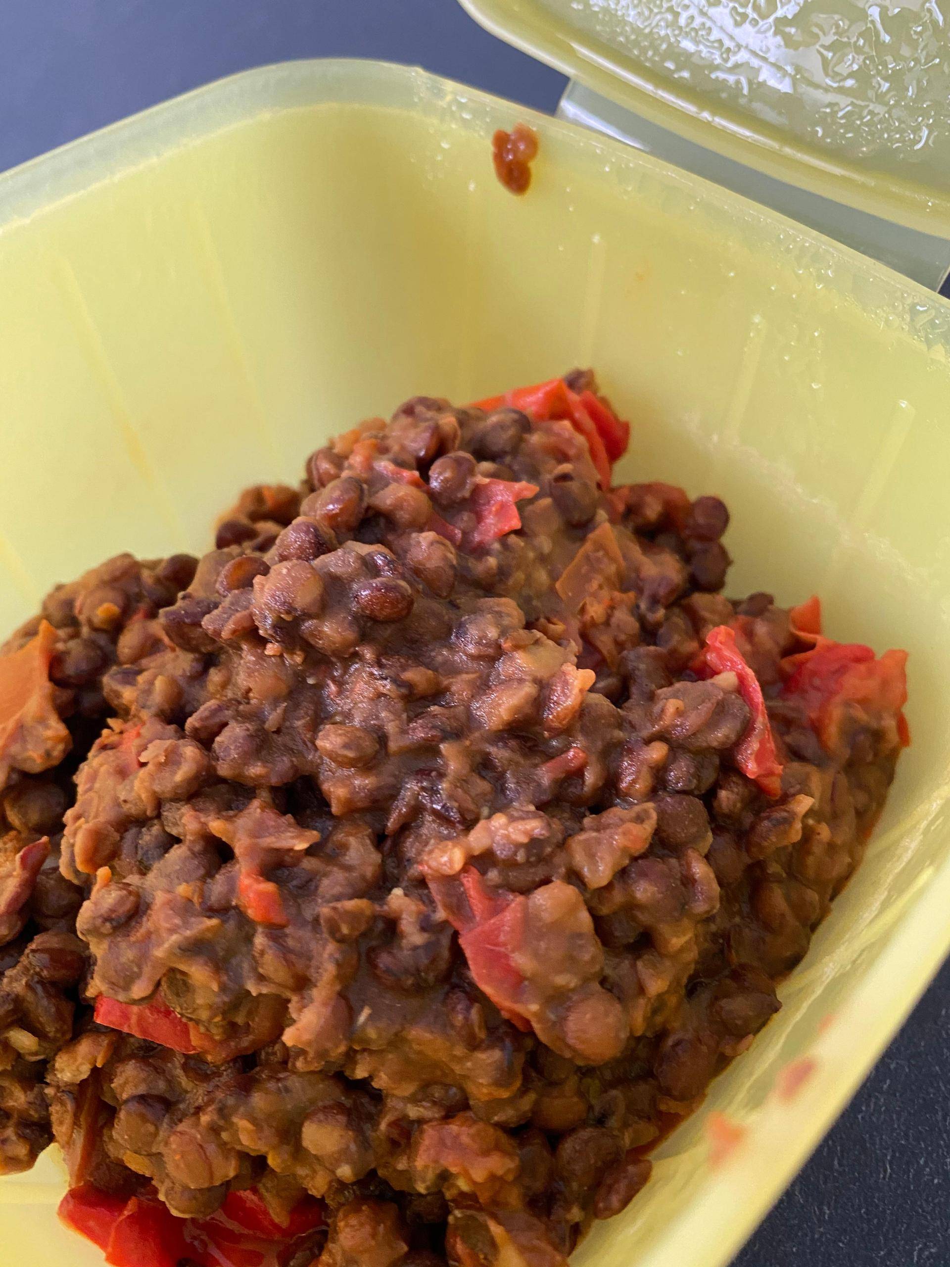 Lentilles poivrons chorizo ww - Recette Cookeo | Moulinex