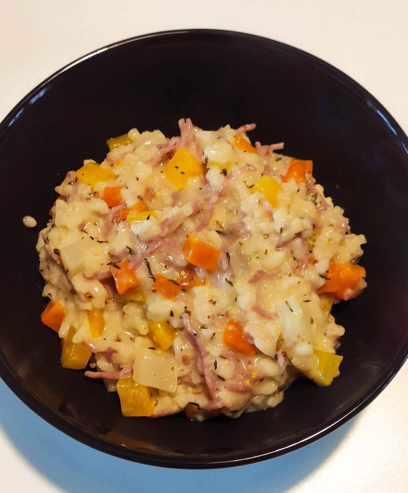 Risotto aux Navet, Carottes et Jambon - Recette Cookeo | Moulinex