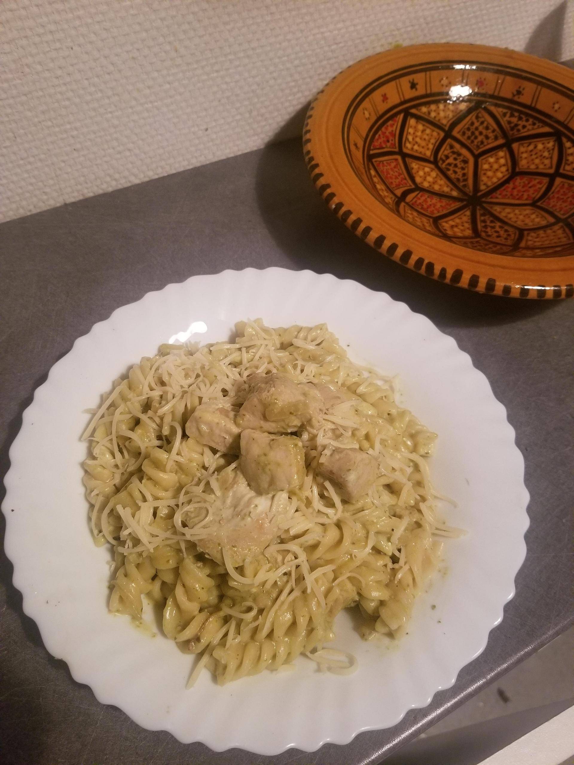 Pates pesto au poulet - Recette Cookeo | Moulinex