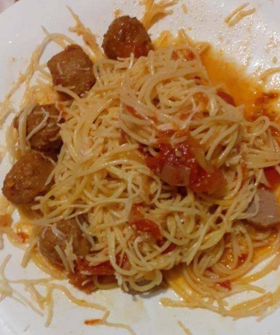 Boulette spaghetti tomate paprika - Recette Cookeo | Moulinex