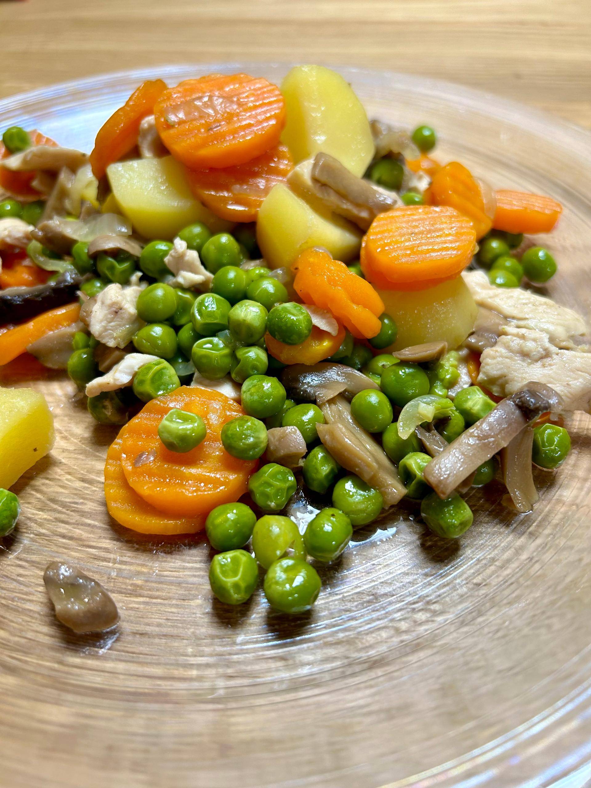 Jardinière de légumes express et émincés de poulet - Recette Cookeo | Moulinex