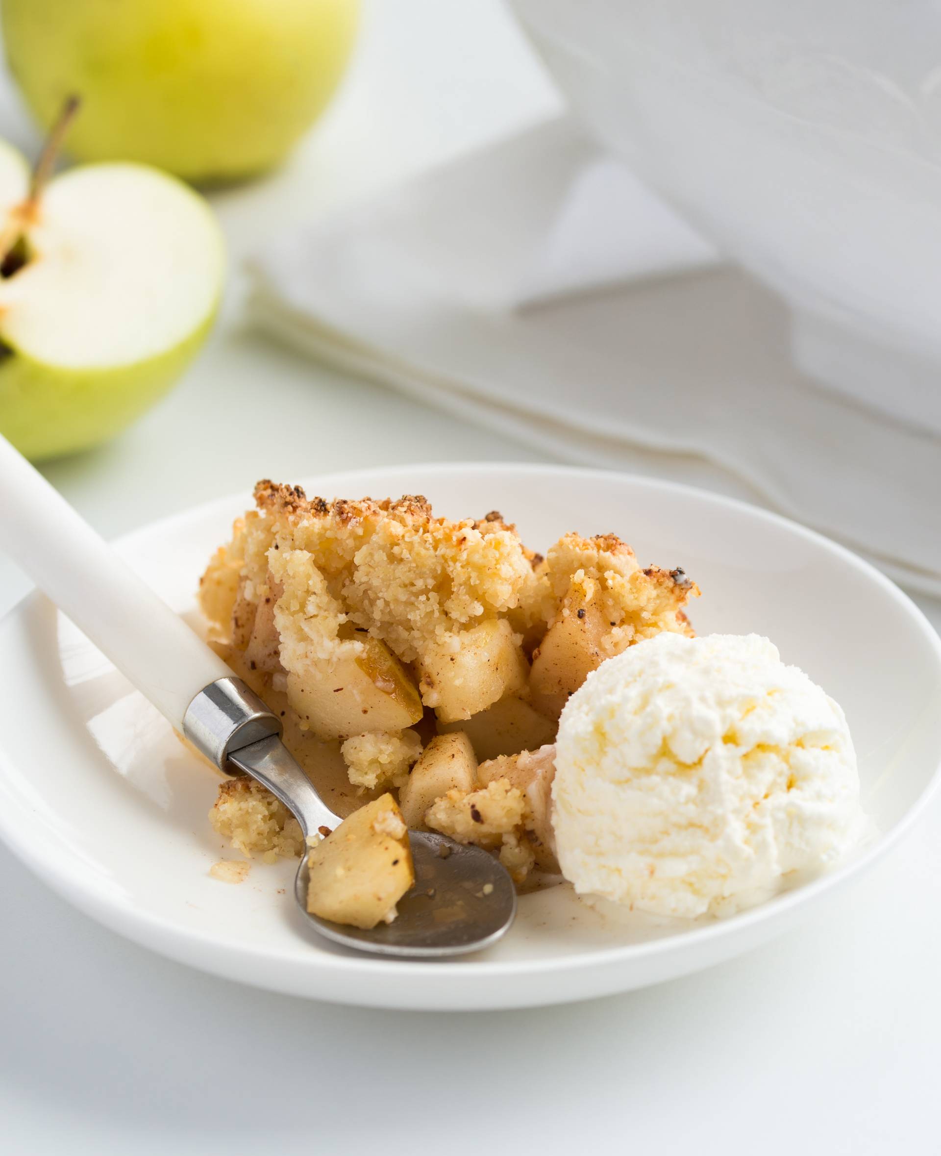 Crumble aux pommes - Recette Companion | Moulinex